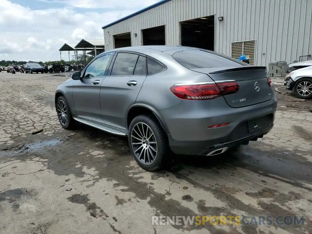 3 Photograph of a damaged car W1N0J8EB6NG034330 MERCEDES-BENZ GLC-CLASS 2022