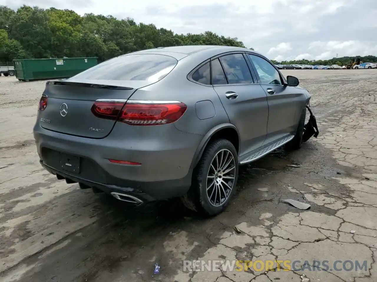 4 Фотография поврежденного автомобиля W1N0J8EB6NG034330 MERCEDES-BENZ GLC-CLASS 2022