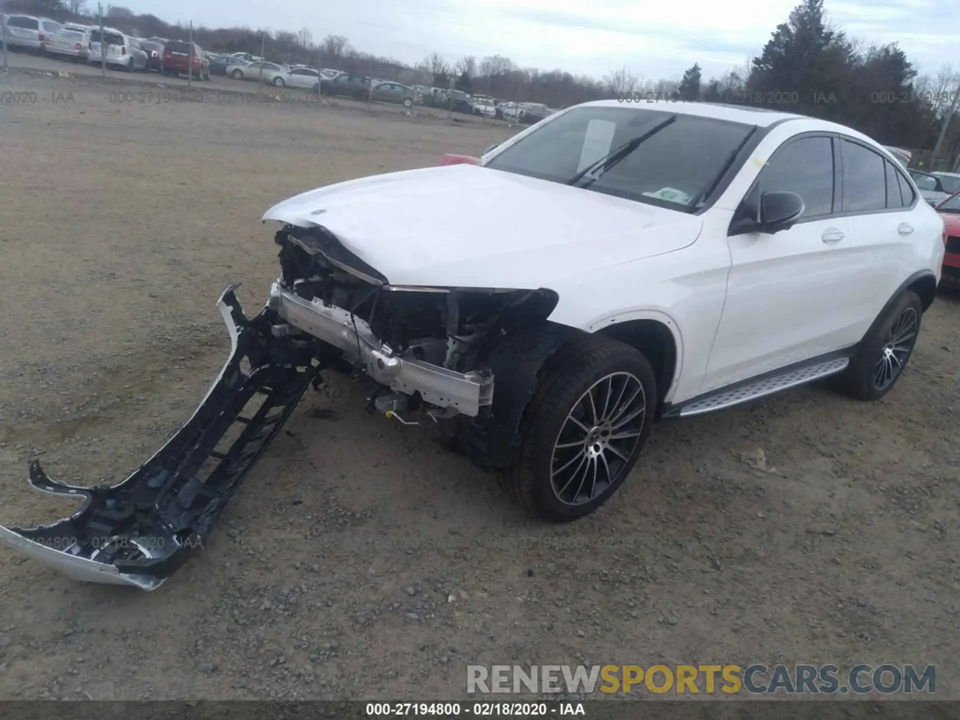 2 Photograph of a damaged car WDC0J4KB1KF610924 MERCEDES-BENZ GLC COUPE 2019