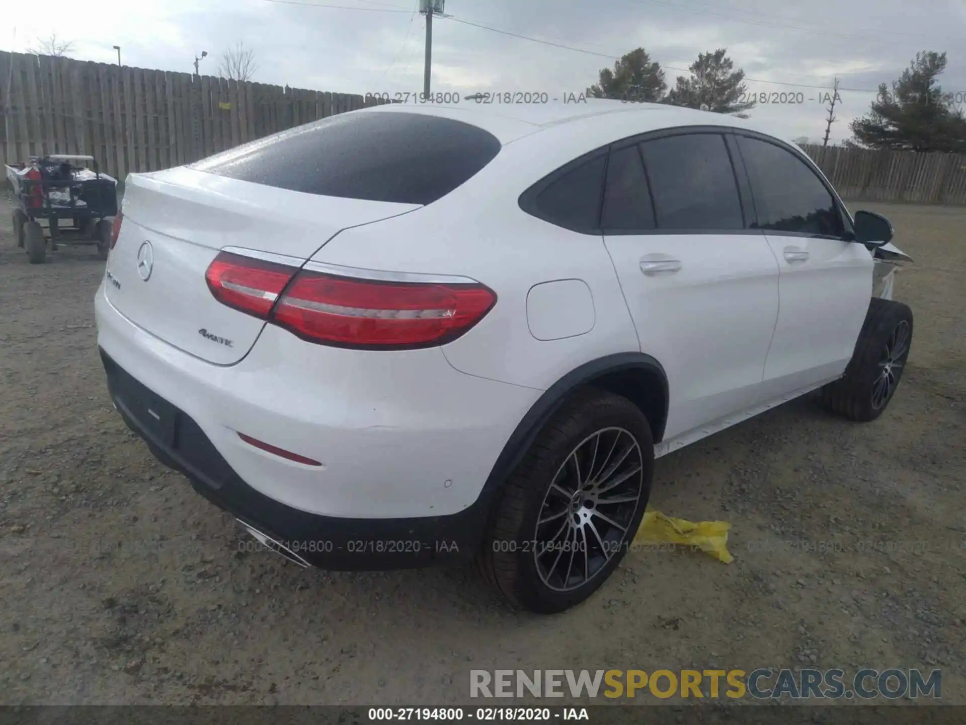 4 Photograph of a damaged car WDC0J4KB1KF610924 MERCEDES-BENZ GLC COUPE 2019