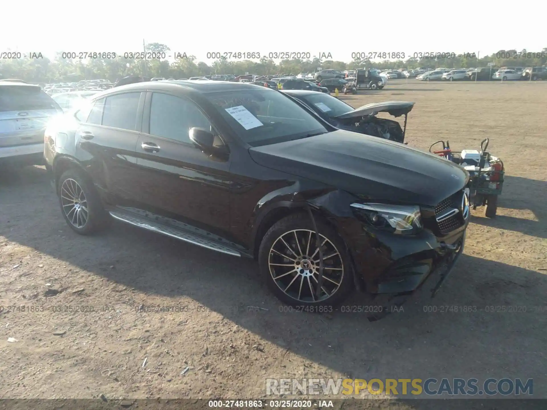 1 Photograph of a damaged car WDC0J4KB2KF545131 MERCEDES-BENZ GLC COUPE 2019