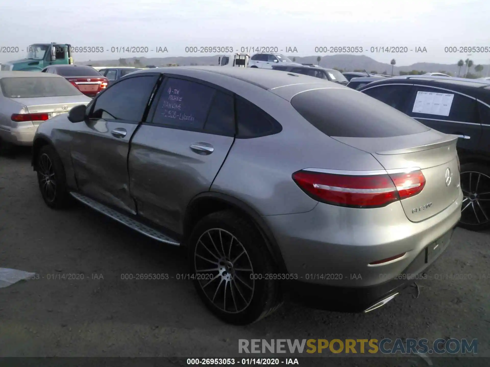 3 Photograph of a damaged car WDC0J4KB2KF608602 MERCEDES-BENZ GLC COUPE 2019