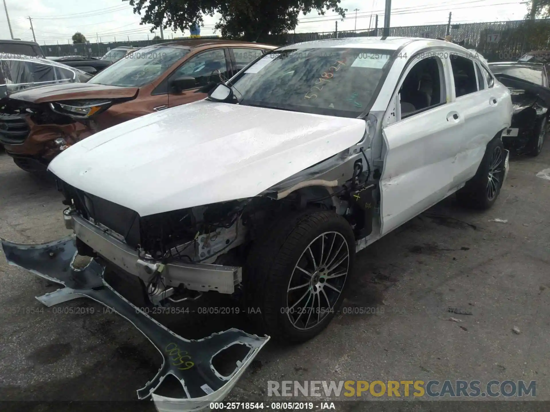 2 Photograph of a damaged car WDC0J4KB3KF529827 MERCEDES-BENZ GLC COUPE 2019