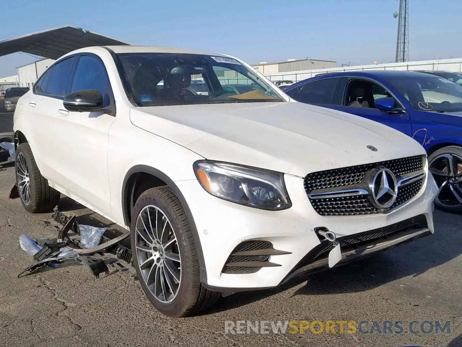 1 Photograph of a damaged car WDC0J4KB3KF573553 MERCEDES-BENZ GLC COUPE 2019