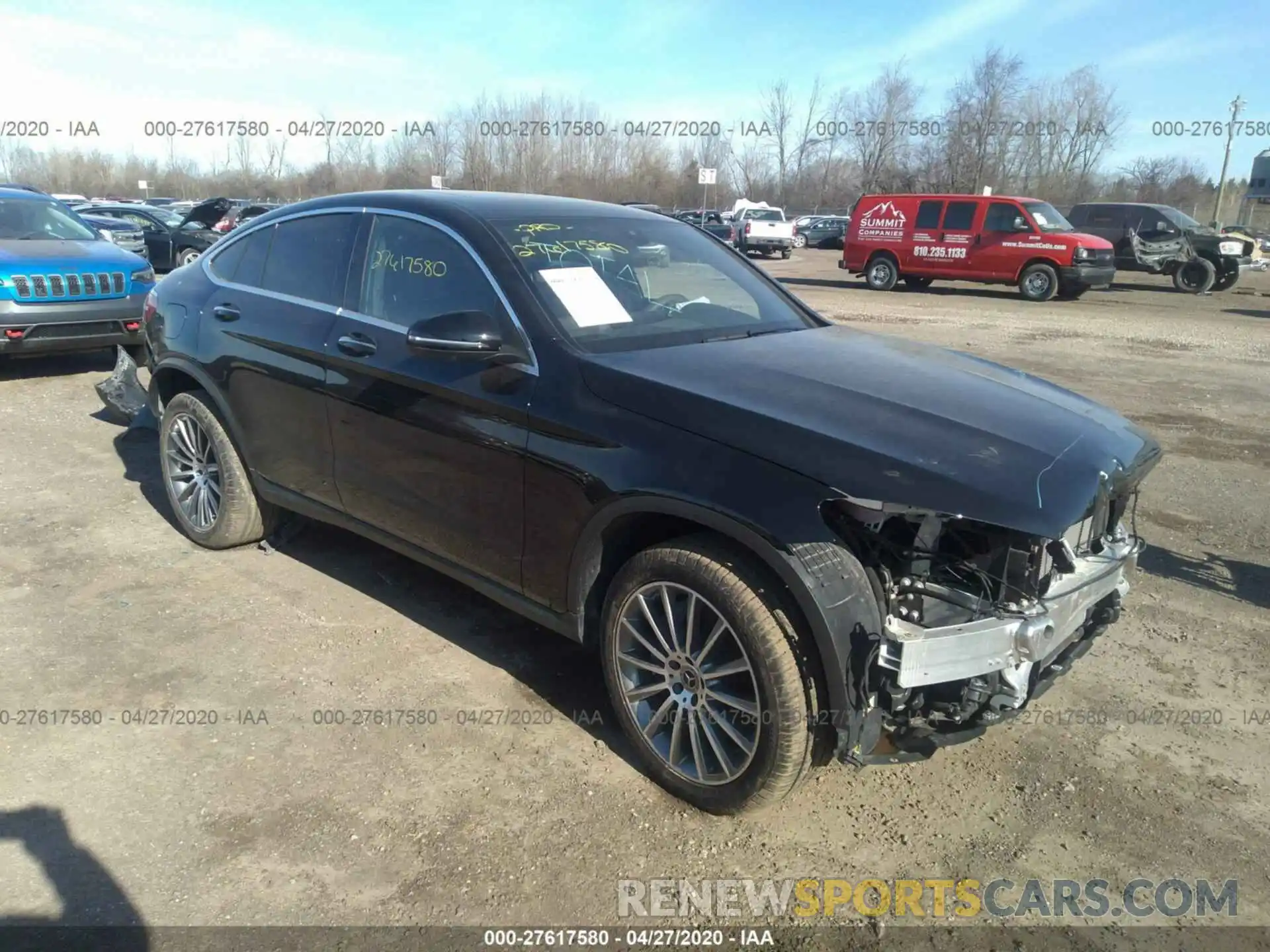 1 Photograph of a damaged car WDC0J4KB5KF664047 MERCEDES-BENZ GLC COUPE 2019