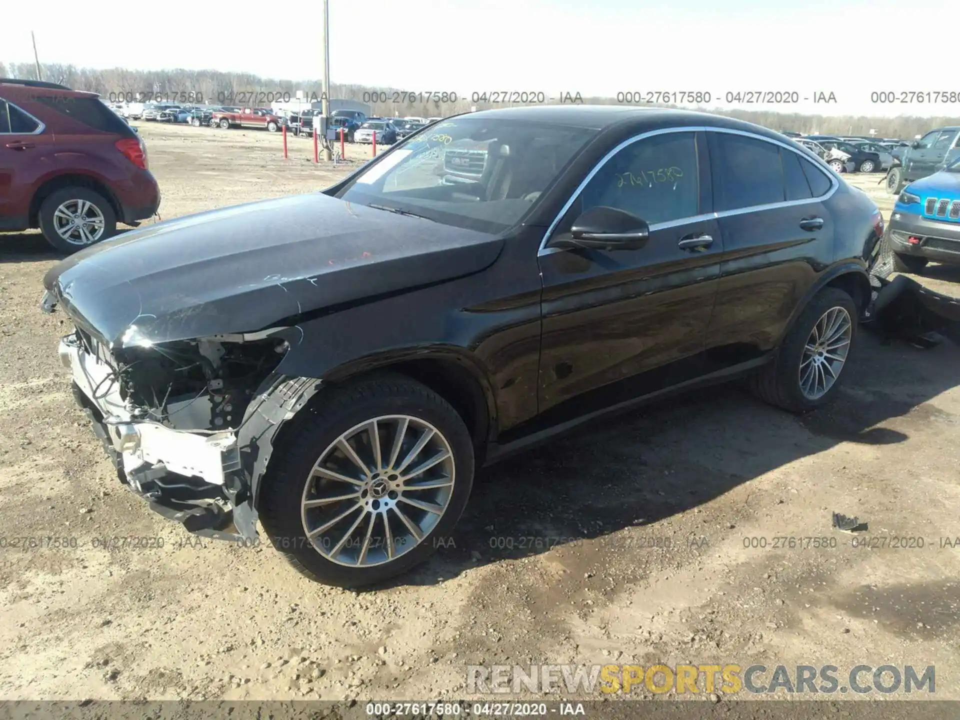 2 Photograph of a damaged car WDC0J4KB5KF664047 MERCEDES-BENZ GLC COUPE 2019