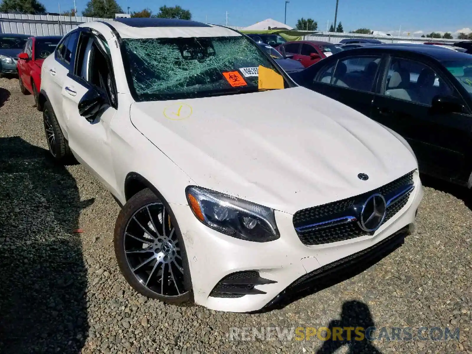 1 Photograph of a damaged car WDC0J4KB6KF544595 MERCEDES-BENZ GLC COUPE 2019