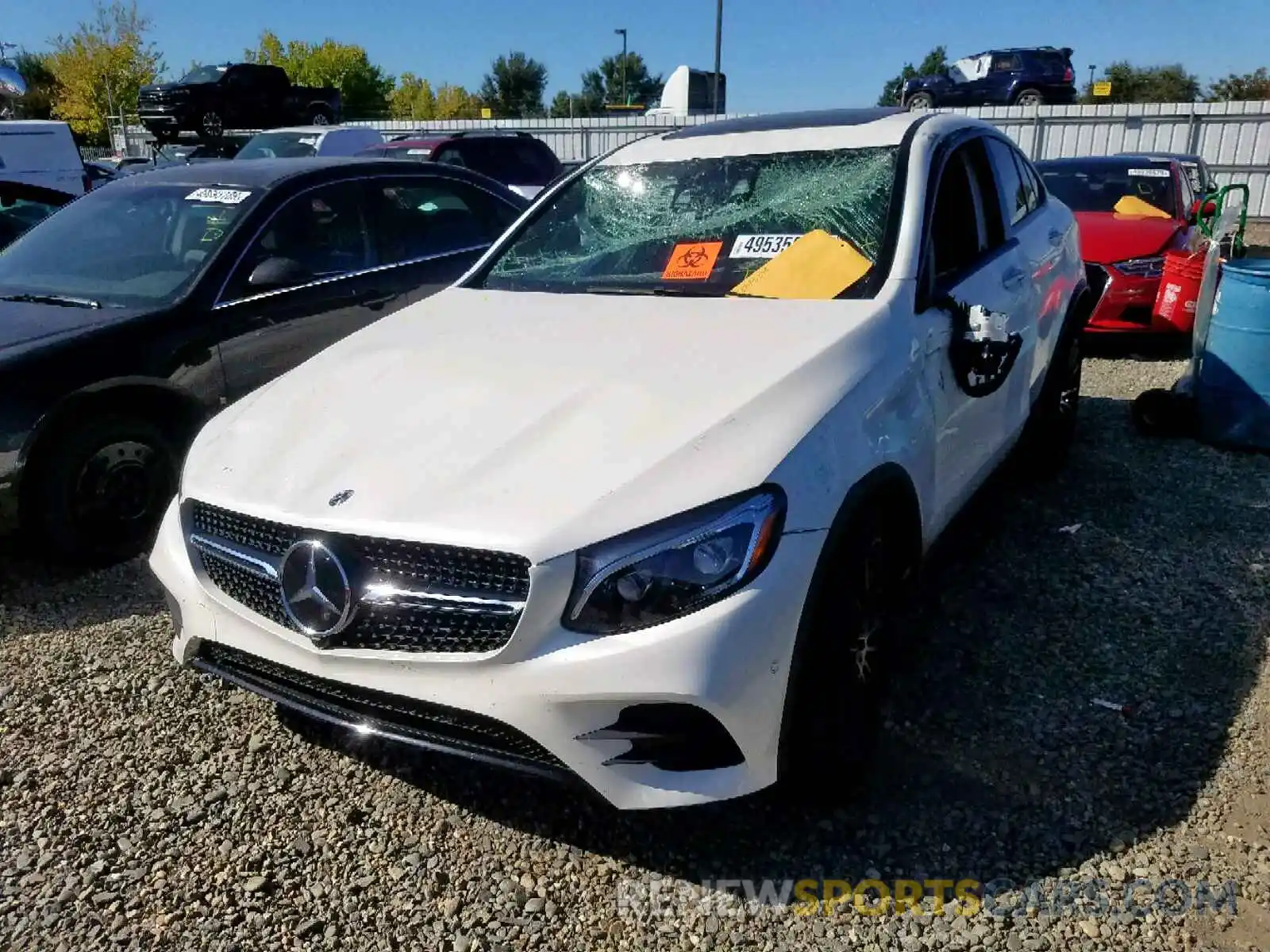 2 Photograph of a damaged car WDC0J4KB6KF544595 MERCEDES-BENZ GLC COUPE 2019