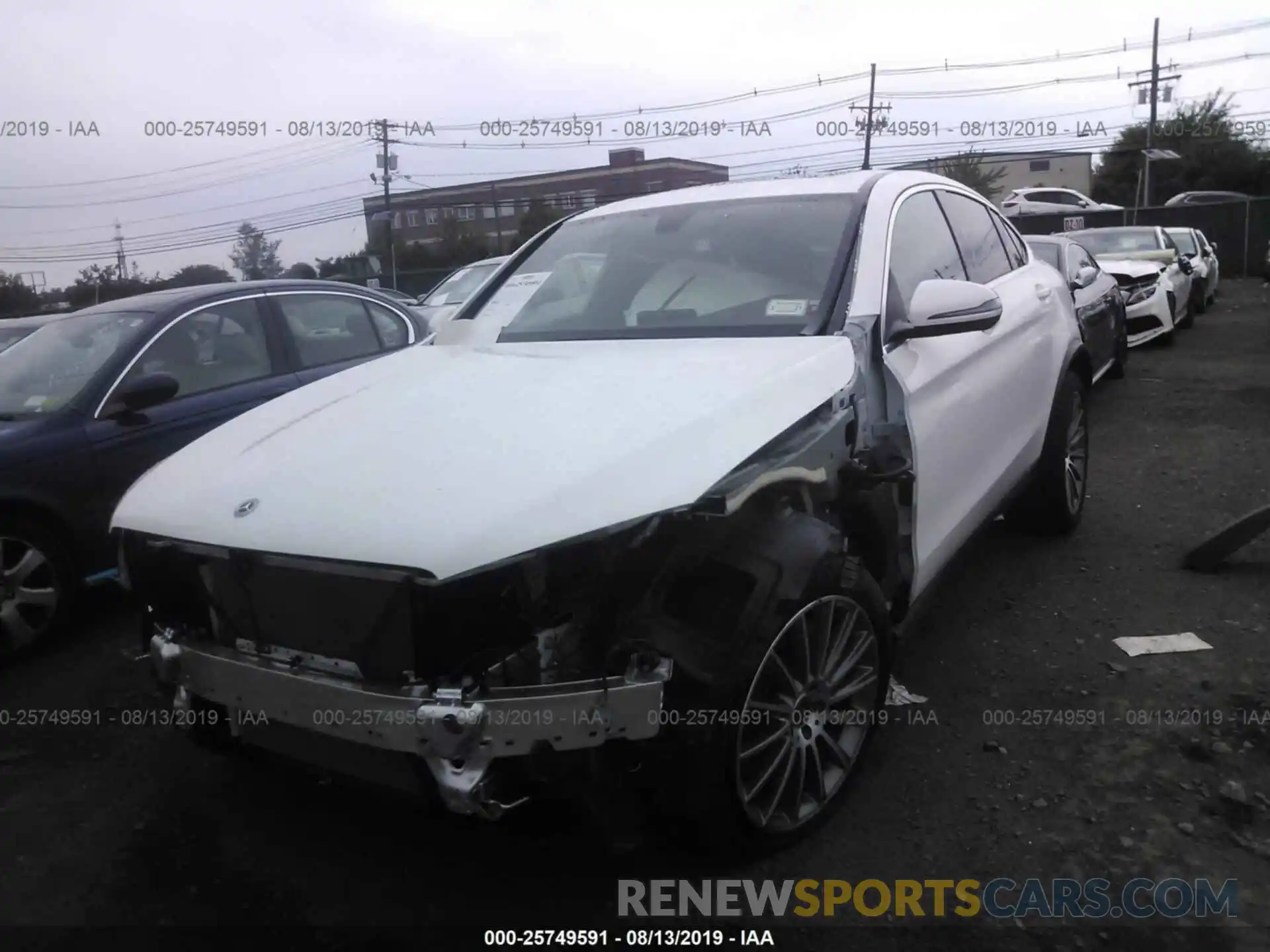 2 Photograph of a damaged car WDC0J4KB6KF595837 MERCEDES-BENZ GLC COUPE 2019