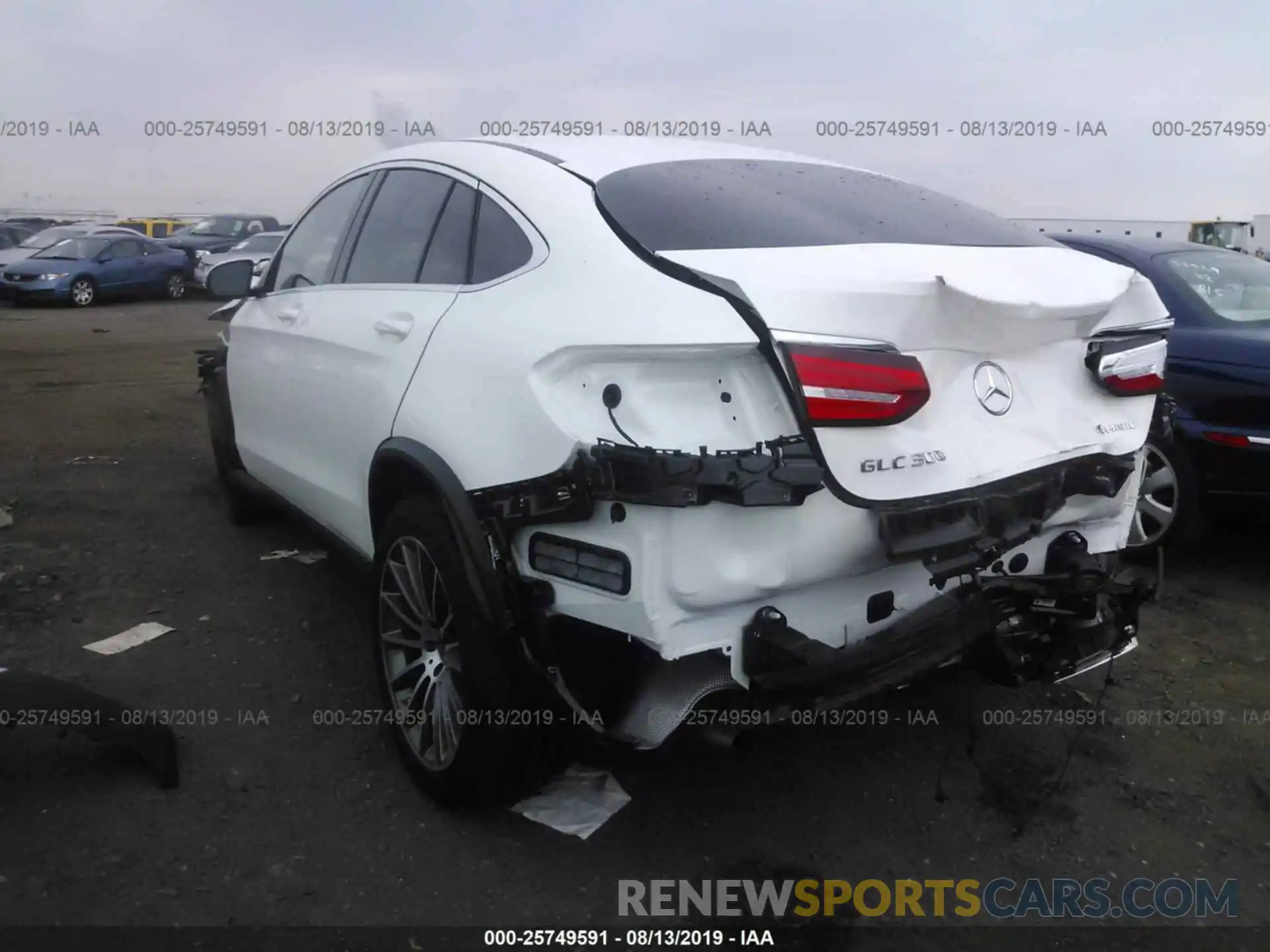 3 Photograph of a damaged car WDC0J4KB6KF595837 MERCEDES-BENZ GLC COUPE 2019