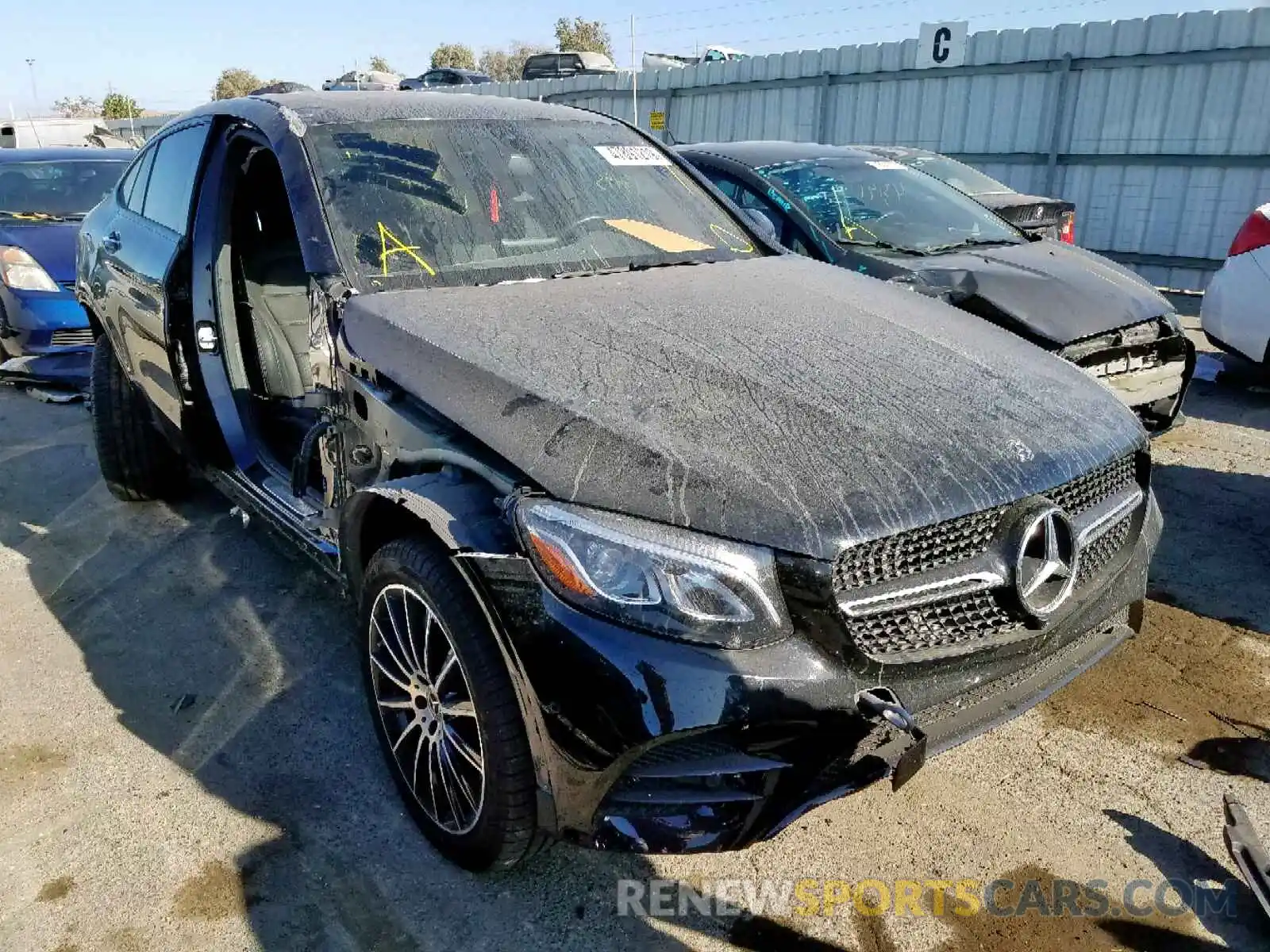 1 Photograph of a damaged car WDC0J4KB8KF537650 MERCEDES-BENZ GLC COUPE 2019