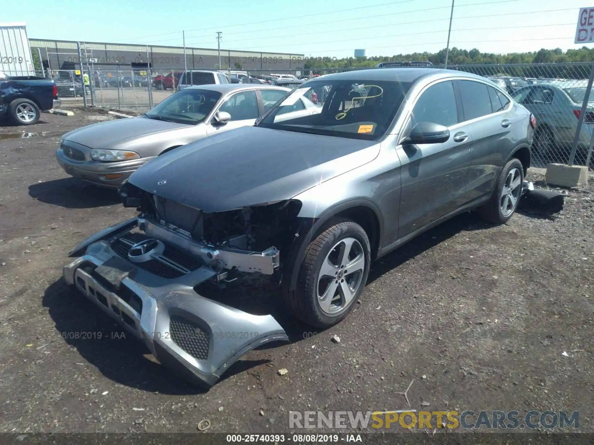 2 Photograph of a damaged car WDC0J4KB9KF573945 MERCEDES-BENZ GLC COUPE 2019