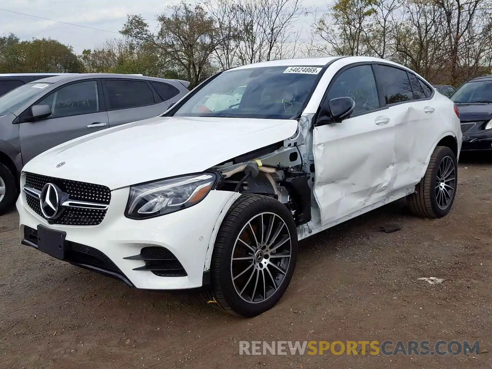 2 Photograph of a damaged car WDC0J4KB9KF641435 MERCEDES-BENZ GLC COUPE 2019