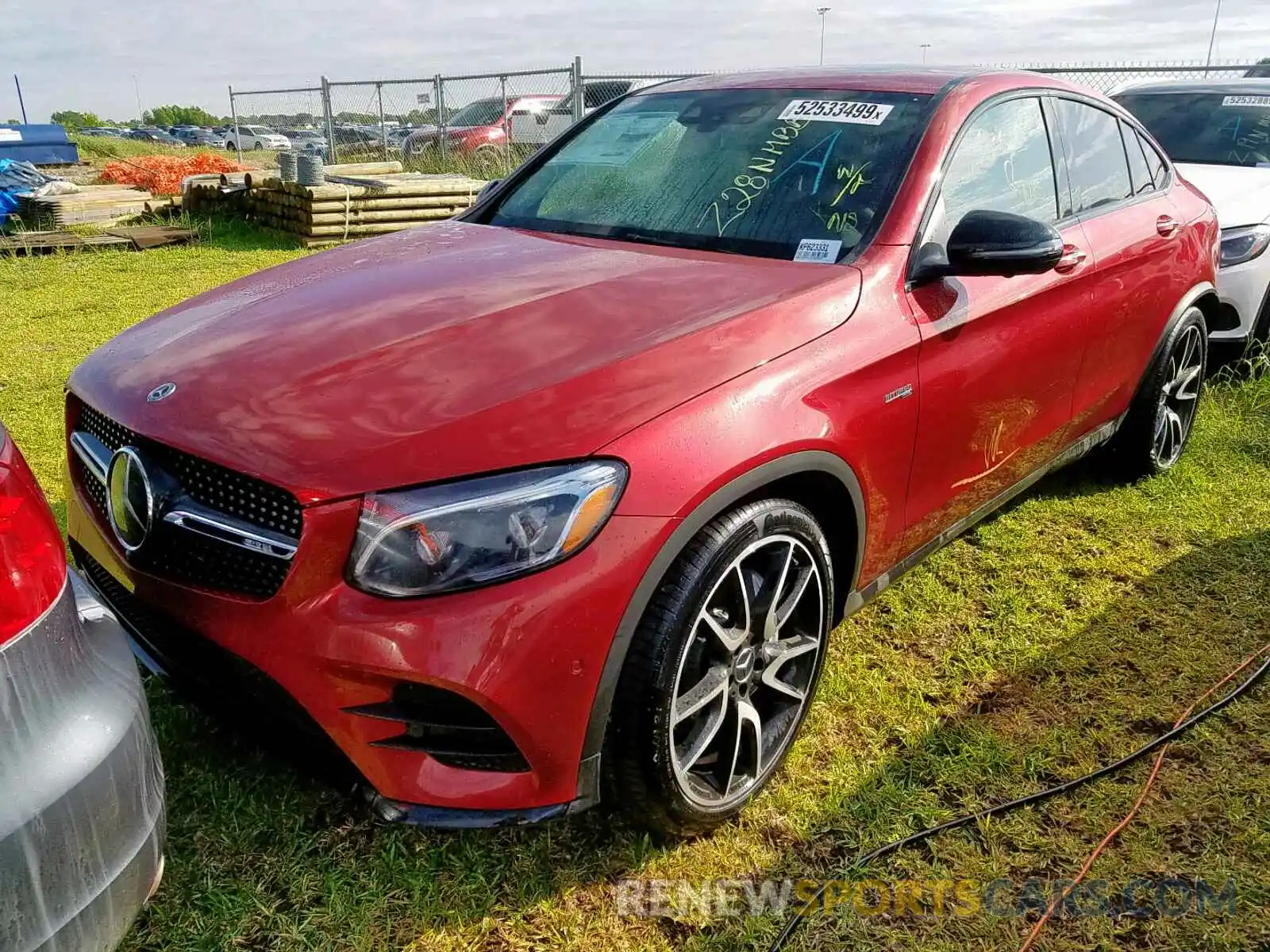 2 Фотография поврежденного автомобиля WDC0J6EB7KF623331 MERCEDES-BENZ GLC COUPE 2019