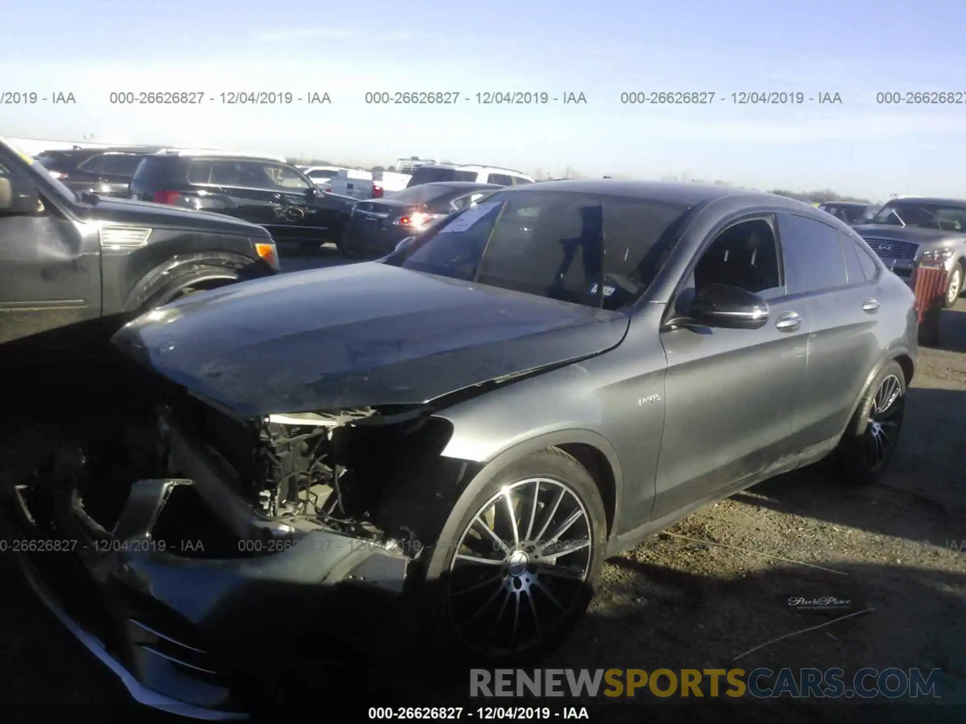 2 Photograph of a damaged car WDC0J6EB8KF514828 MERCEDES-BENZ GLC COUPE 2019