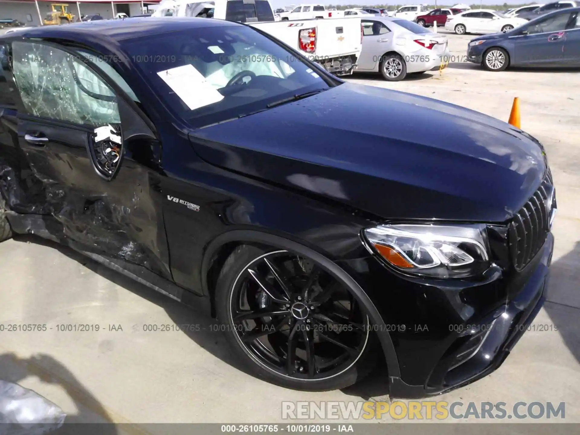 1 Photograph of a damaged car WDC0J8JB6KF549286 MERCEDES-BENZ GLC COUPE 2019