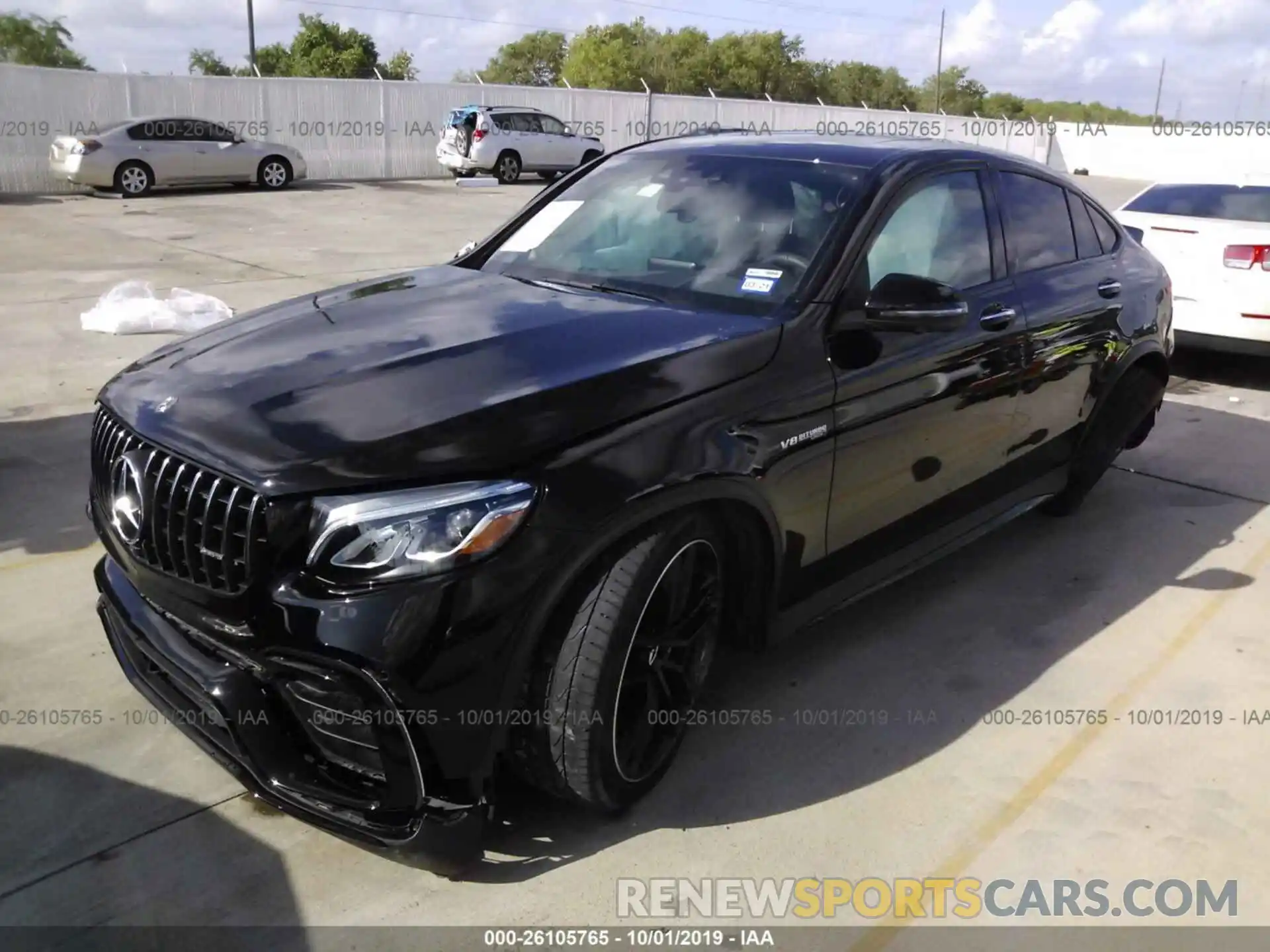 2 Photograph of a damaged car WDC0J8JB6KF549286 MERCEDES-BENZ GLC COUPE 2019