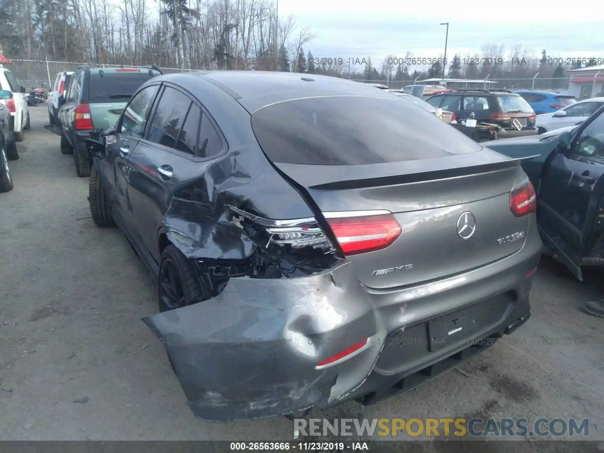 3 Photograph of a damaged car WDC0J8KB3KF586441 MERCEDES-BENZ GLC COUPE 2019