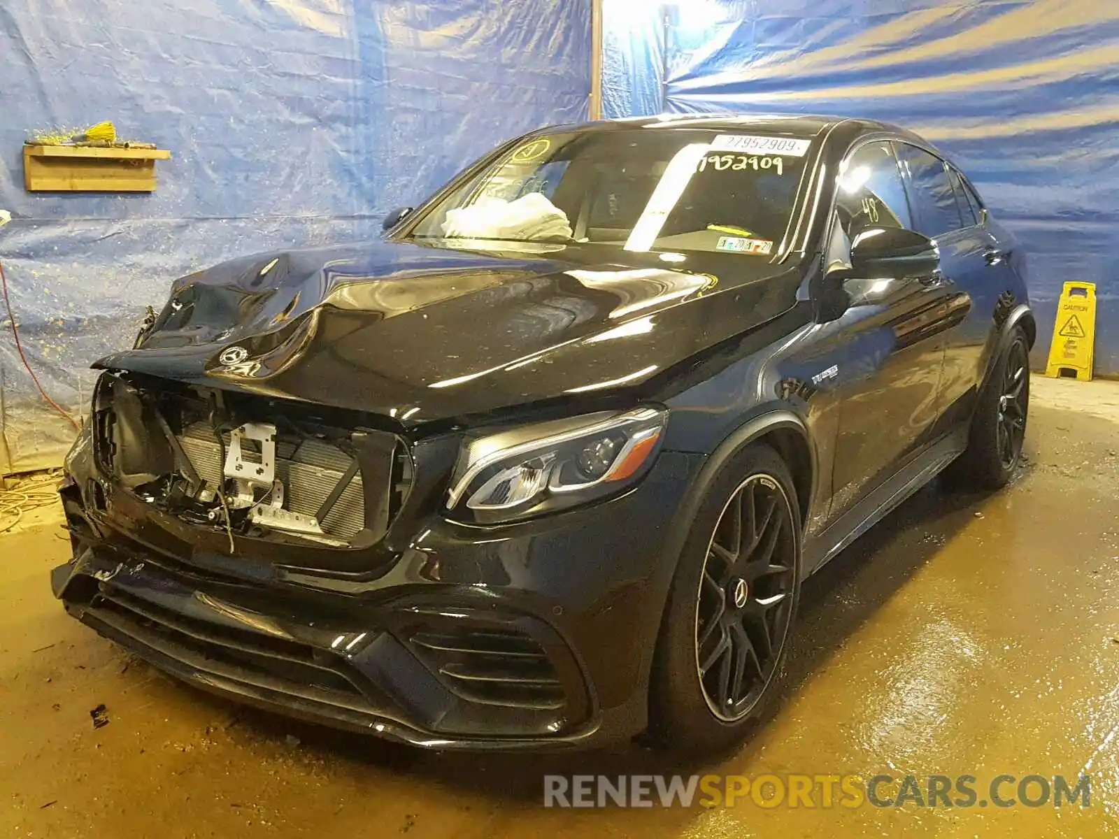 2 Photograph of a damaged car WDC0J8KB7KF495222 MERCEDES-BENZ GLC COUPE 2019