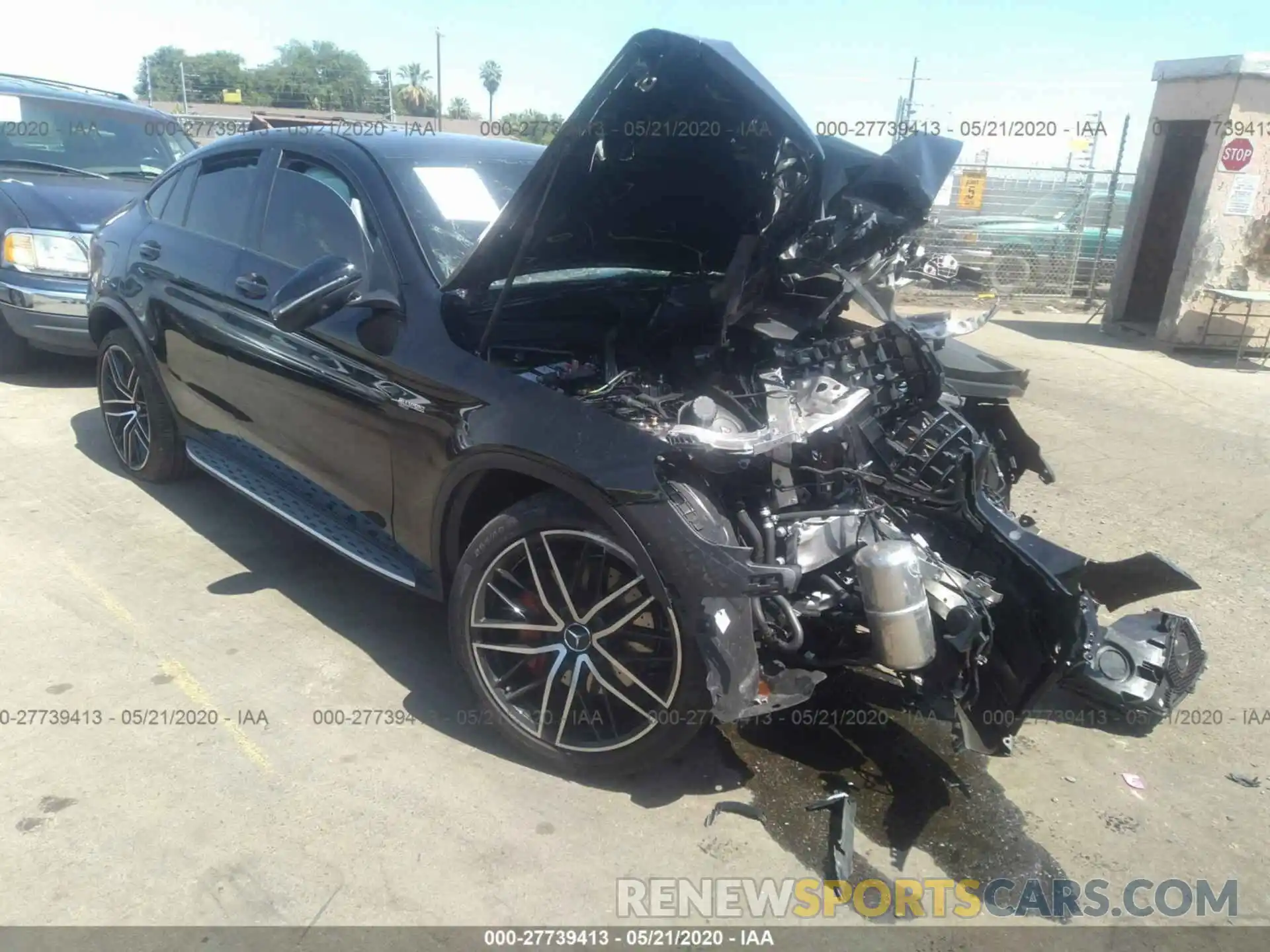 1 Photograph of a damaged car W1N0J6EB0LF789710 MERCEDES-BENZ GLC COUPE 2020