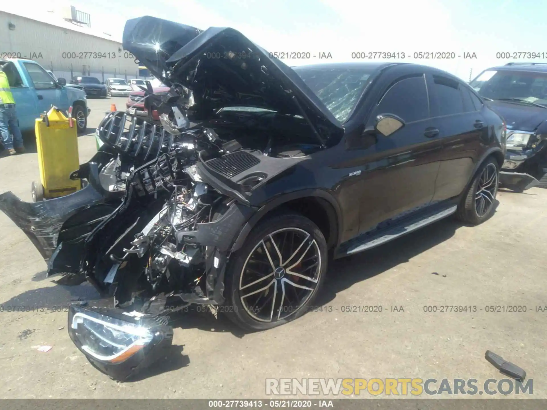 2 Photograph of a damaged car W1N0J6EB0LF789710 MERCEDES-BENZ GLC COUPE 2020