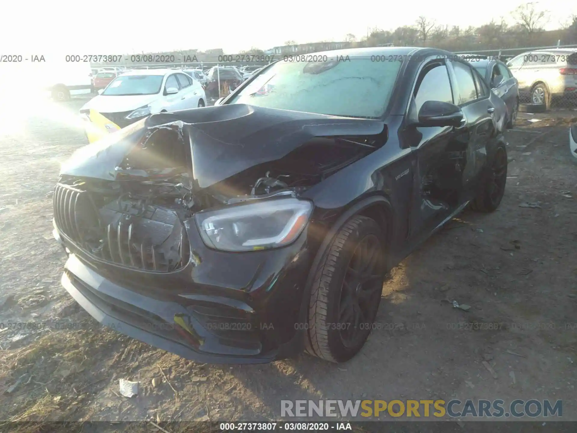 2 Photograph of a damaged car WDC0J8KB2LF745368 MERCEDES-BENZ GLC COUPE 2020