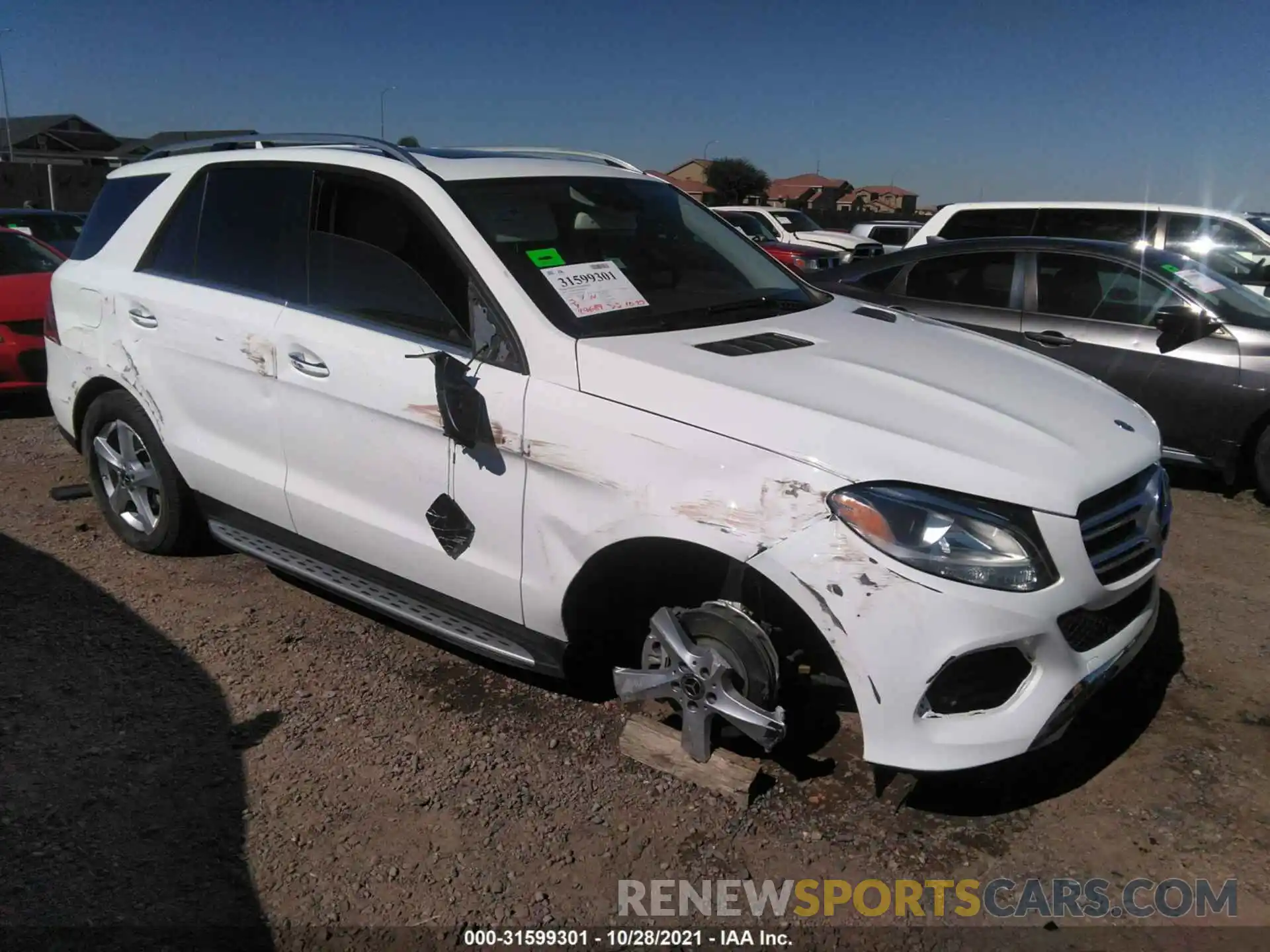 1 Photograph of a damaged car 4JGDA5GB0KB205128 MERCEDES-BENZ GLE 2019