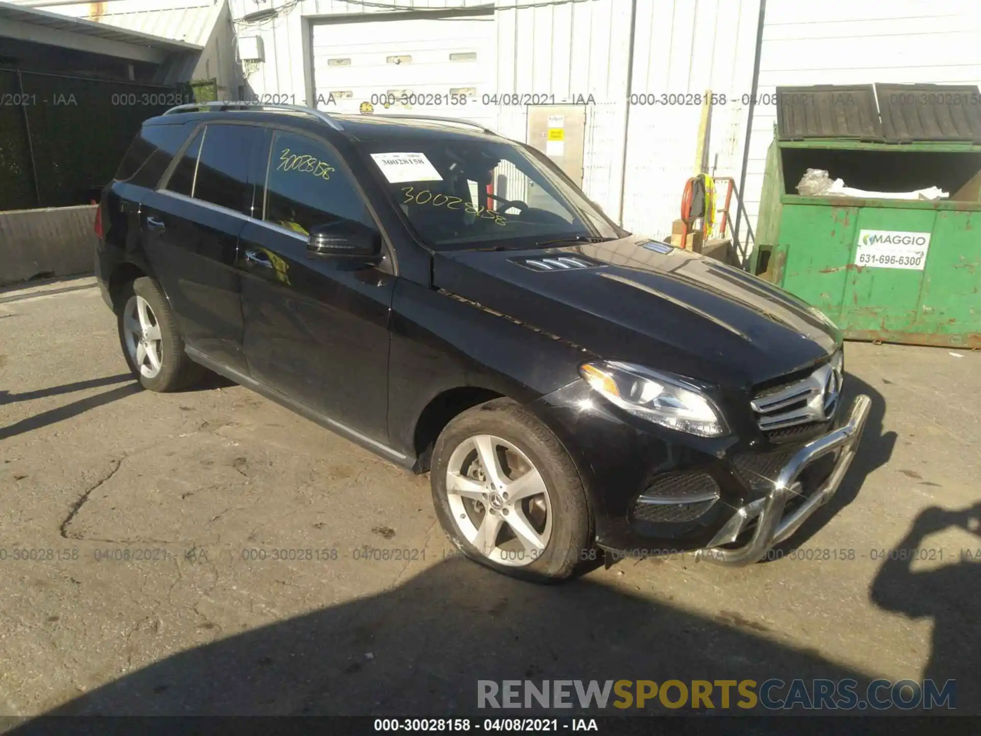 1 Photograph of a damaged car 4JGDA5GB0KB205310 MERCEDES-BENZ GLE 2019