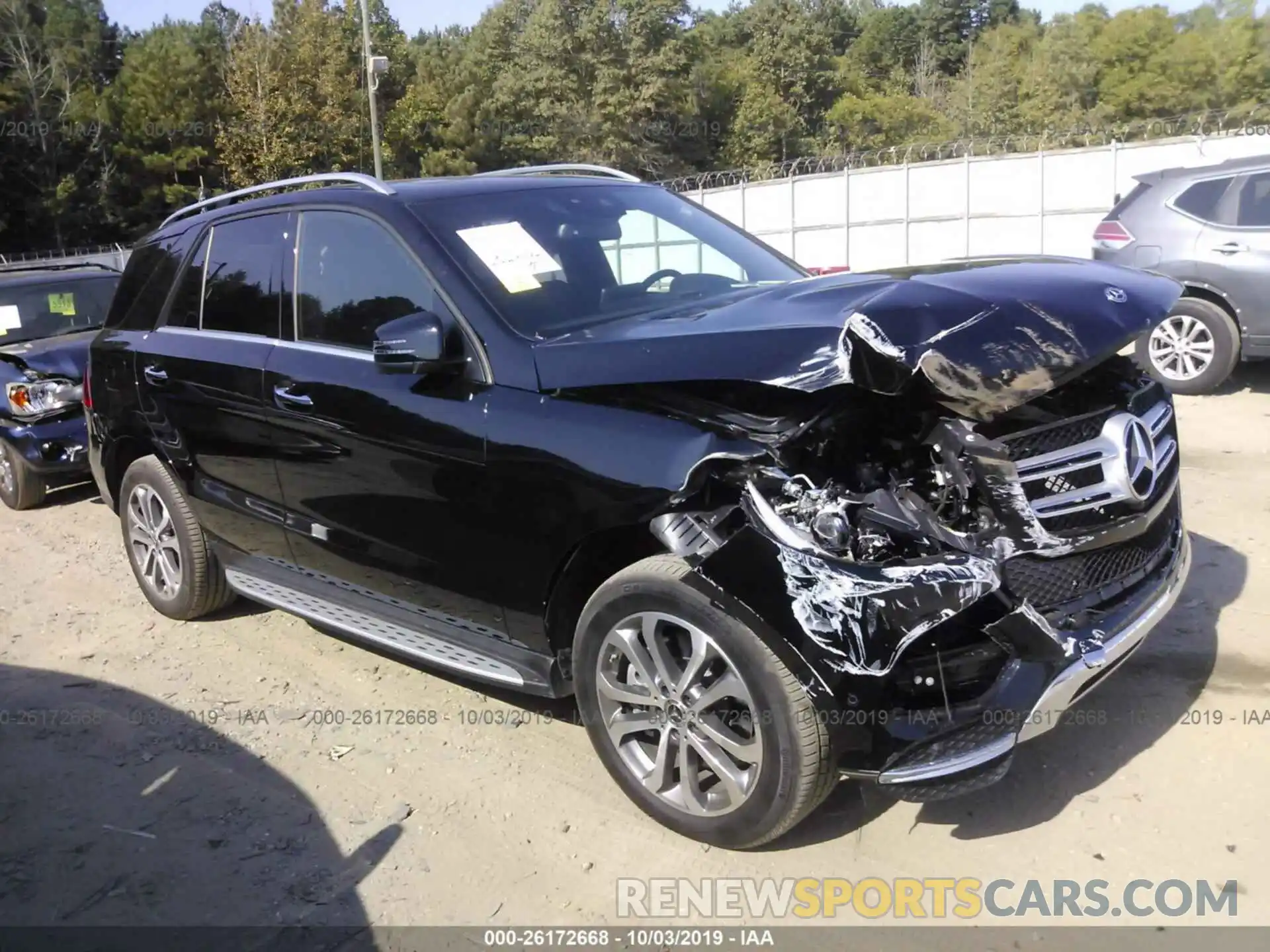 1 Photograph of a damaged car 4JGDA5GB1KB212492 MERCEDES-BENZ GLE 2019