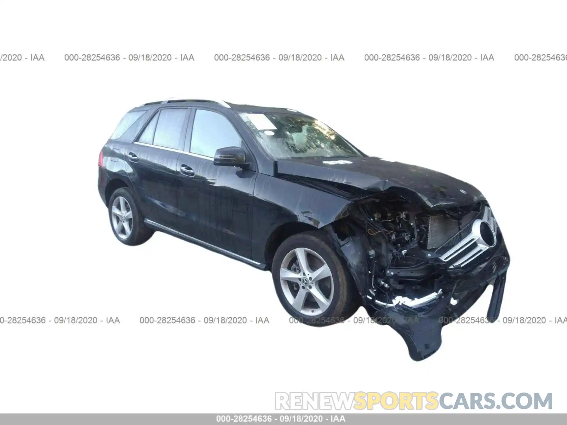 1 Photograph of a damaged car 4JGDA5GB2KB204630 MERCEDES-BENZ GLE 2019