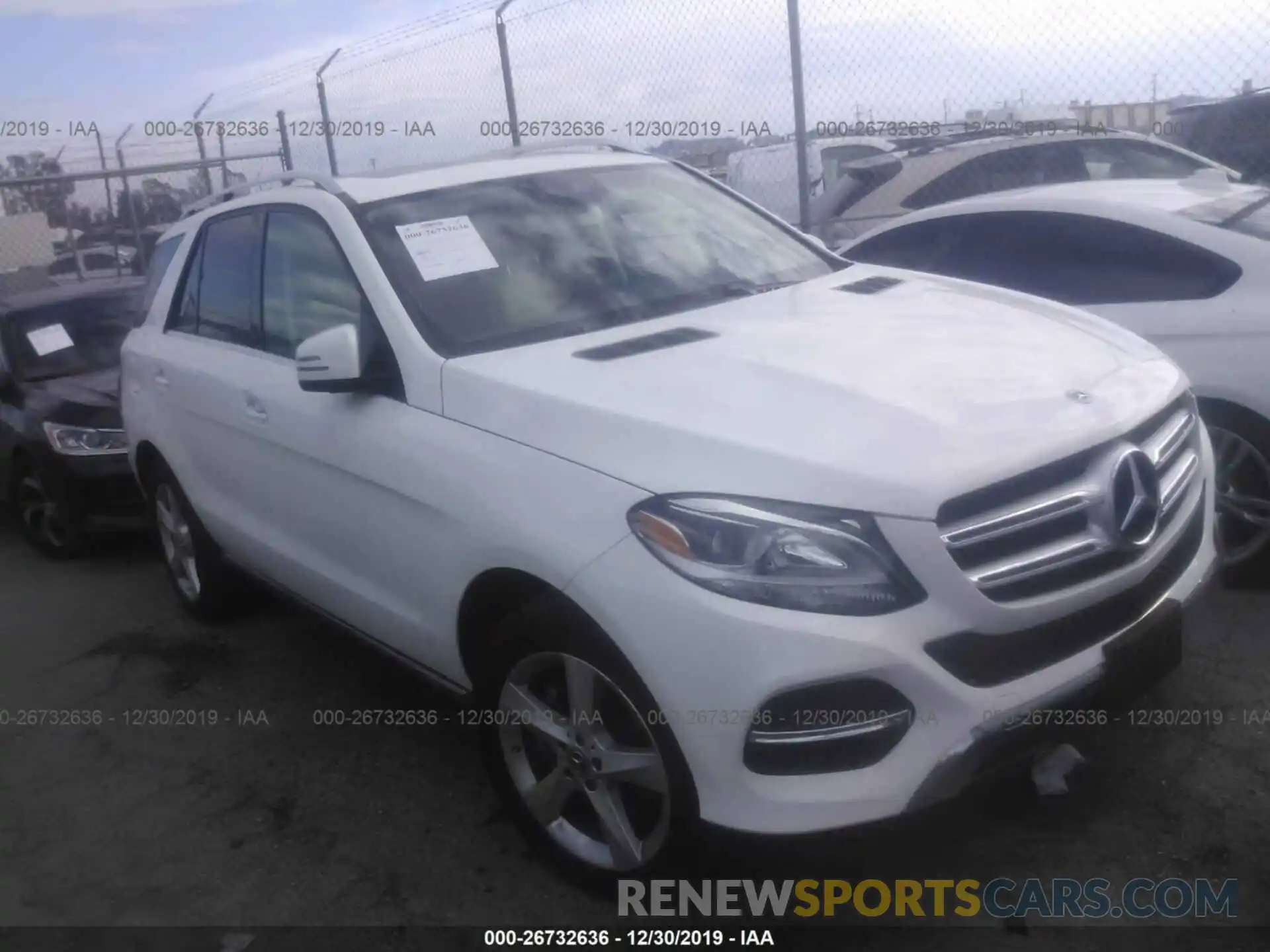 1 Photograph of a damaged car 4JGDA5GB2KB205776 MERCEDES-BENZ GLE 2019