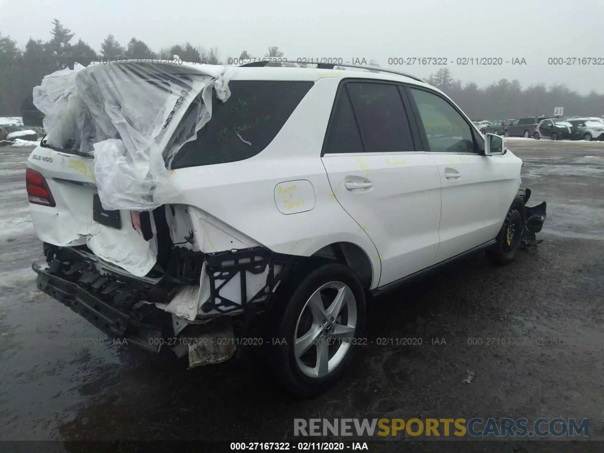 4 Фотография поврежденного автомобиля 4JGDA5GB3KB204278 MERCEDES-BENZ GLE 2019