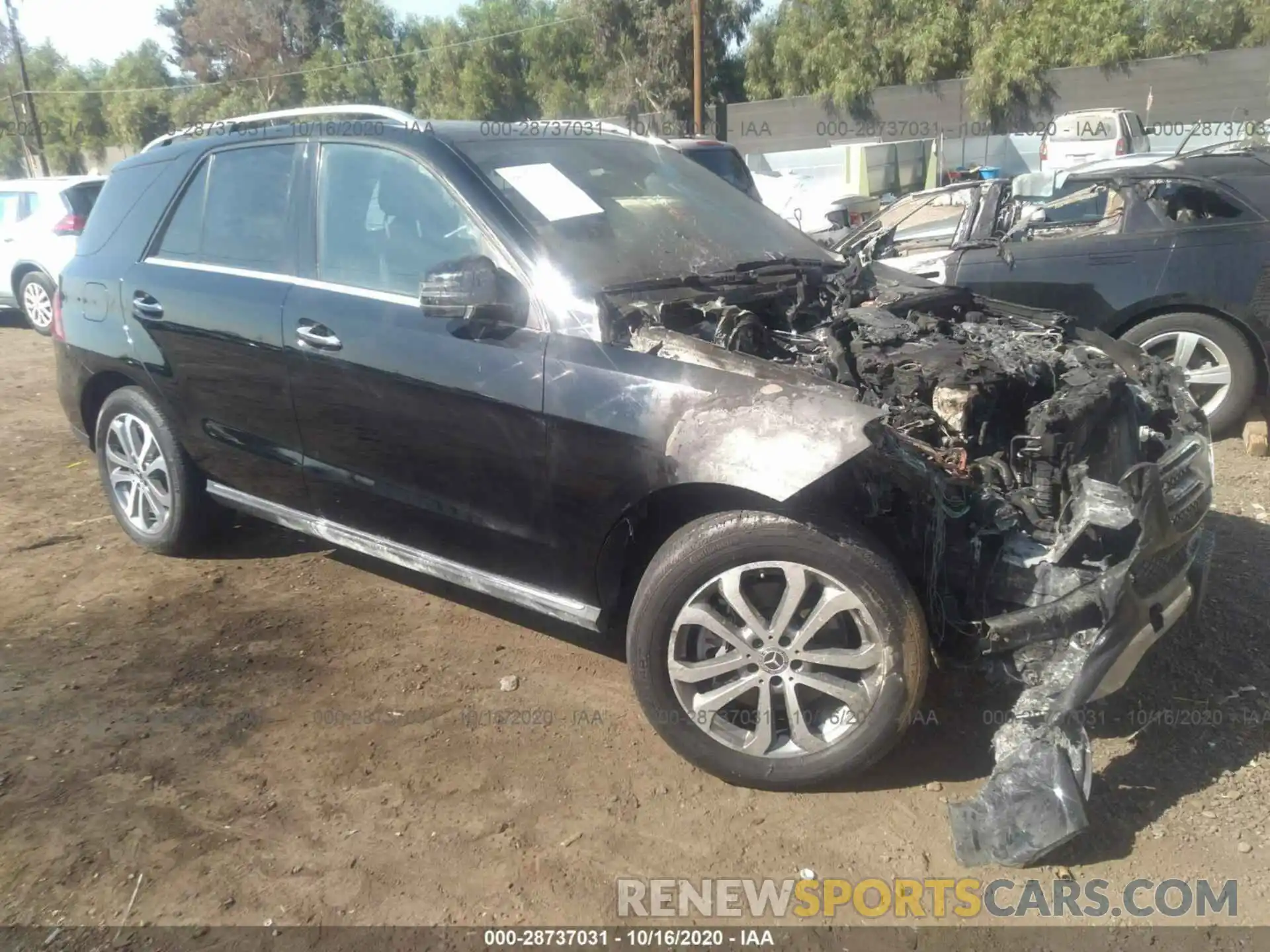 1 Photograph of a damaged car 4JGDA5GB3KB217015 MERCEDES-BENZ GLE 2019