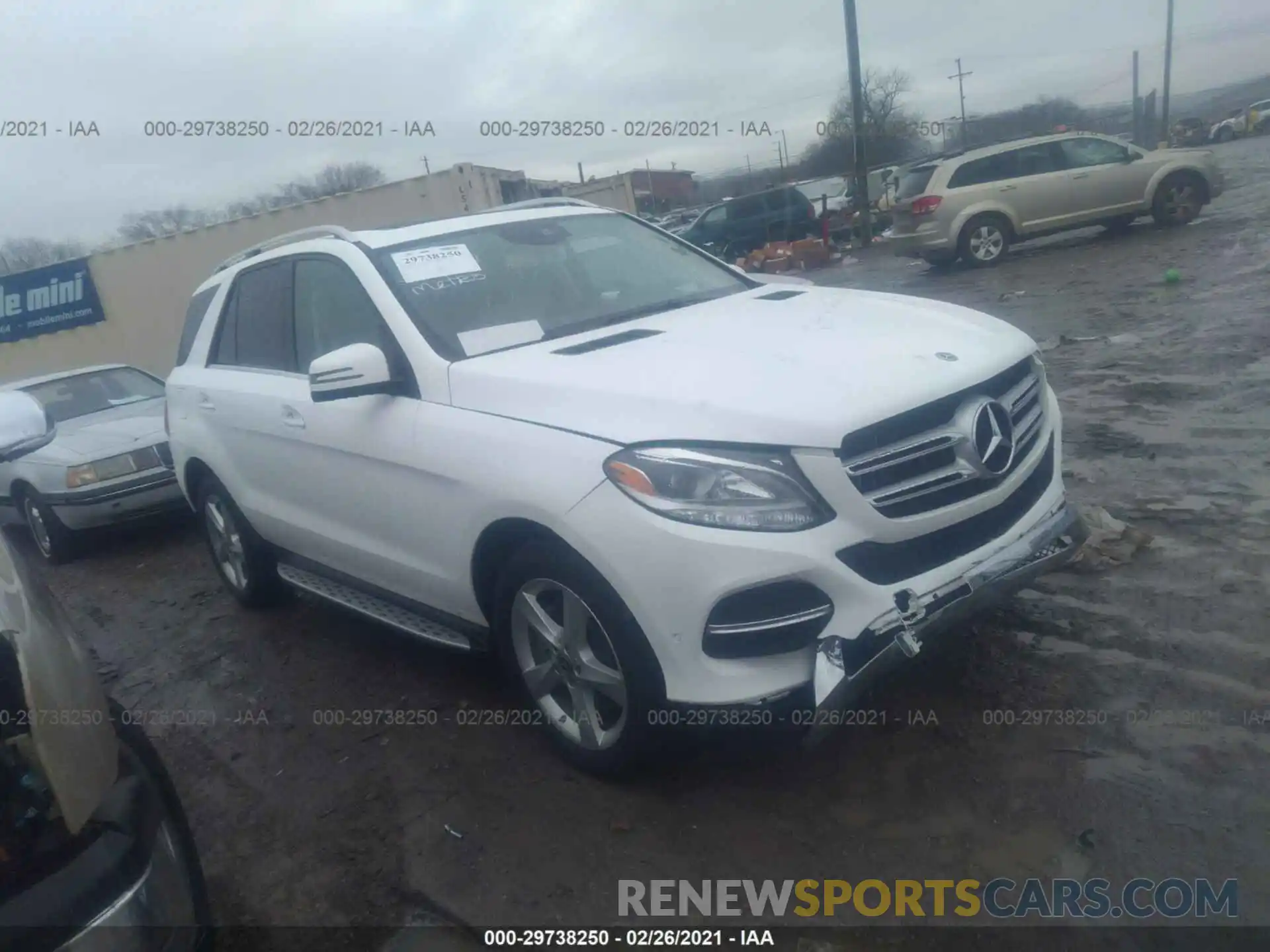 1 Photograph of a damaged car 4JGDA5GB4KB211773 MERCEDES-BENZ GLE 2019