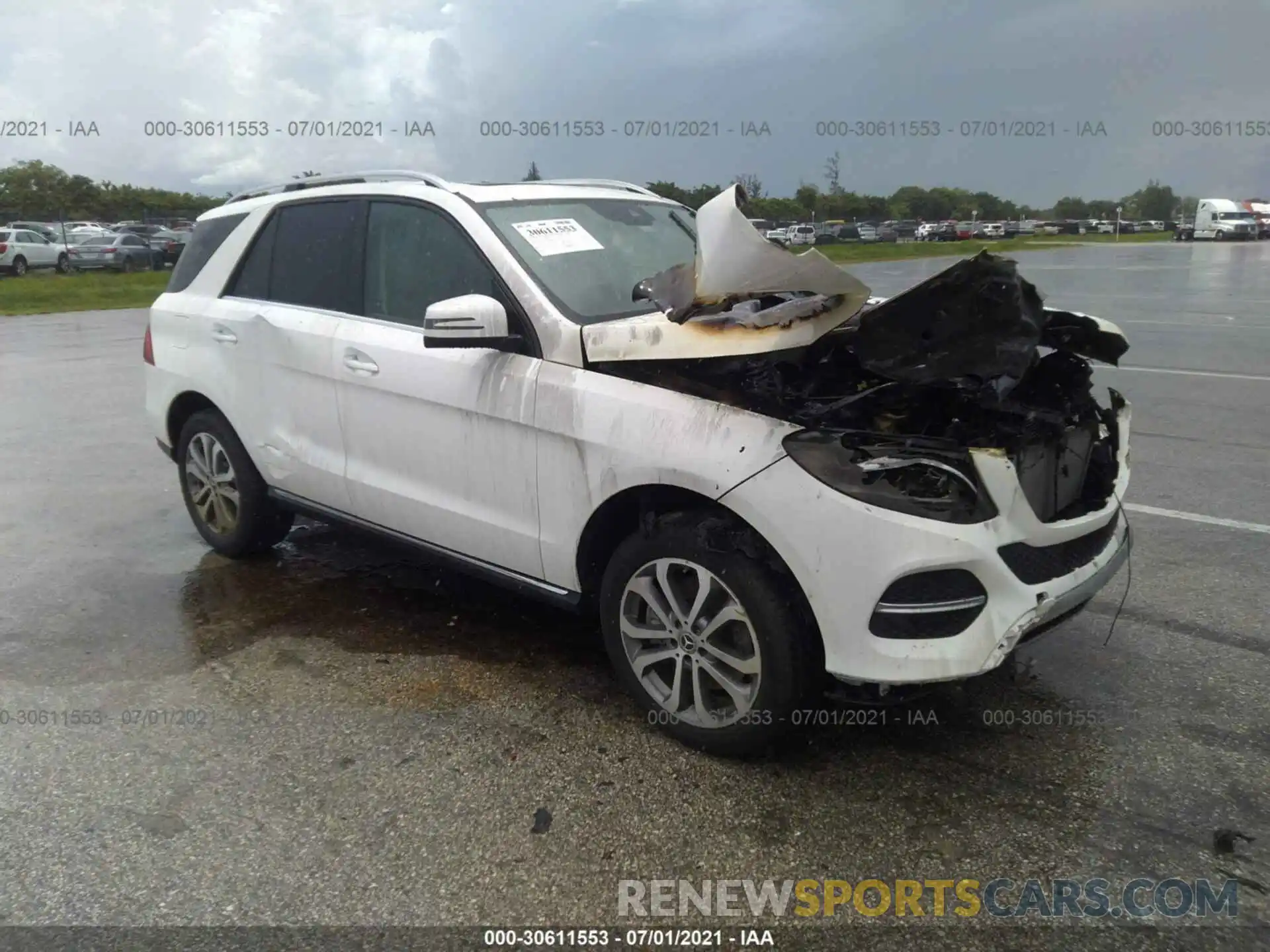 1 Photograph of a damaged car 4JGDA5GB5KB217338 MERCEDES-BENZ GLE 2019