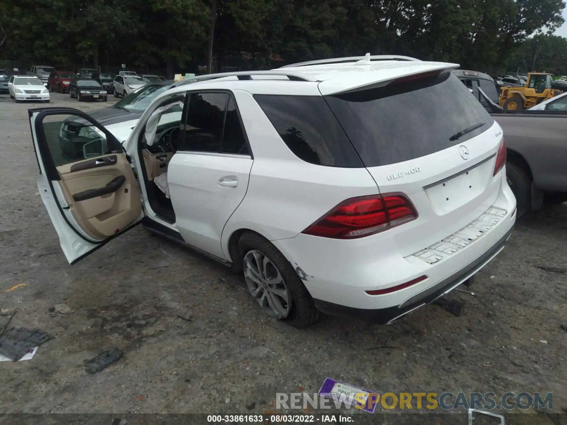 3 Фотография поврежденного автомобиля 4JGDA5GB6KB216411 MERCEDES-BENZ GLE 2019