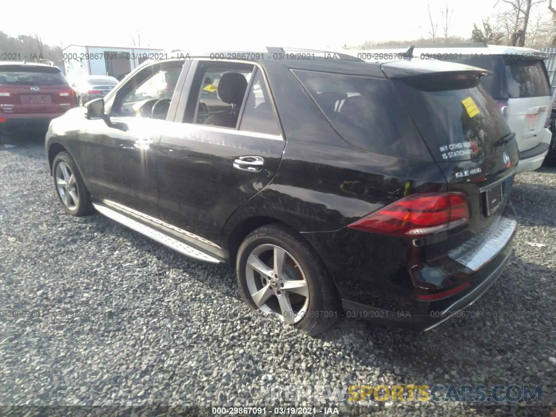 3 Photograph of a damaged car 4JGDA5GB7KB206955 MERCEDES-BENZ GLE 2019