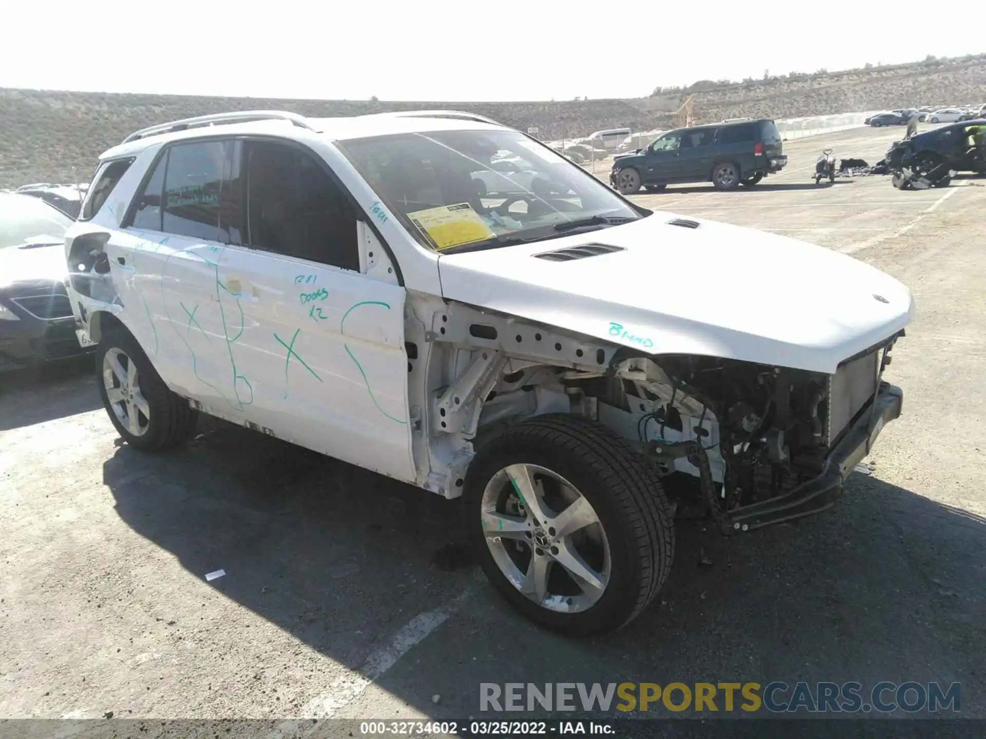 1 Photograph of a damaged car 4JGDA5GB7KB208463 MERCEDES-BENZ GLE 2019