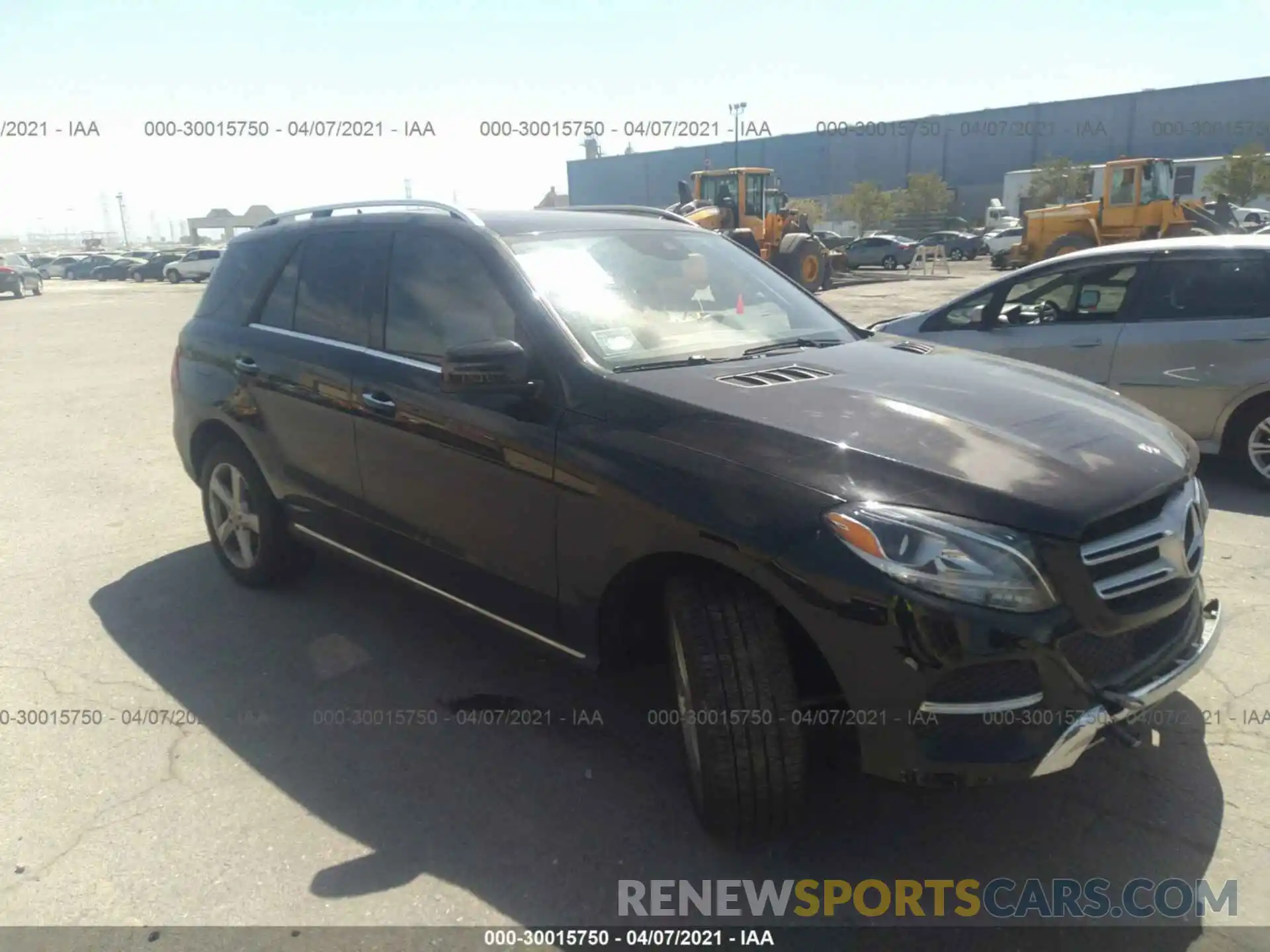 1 Photograph of a damaged car 4JGDA5GB7KB218622 MERCEDES-BENZ GLE 2019