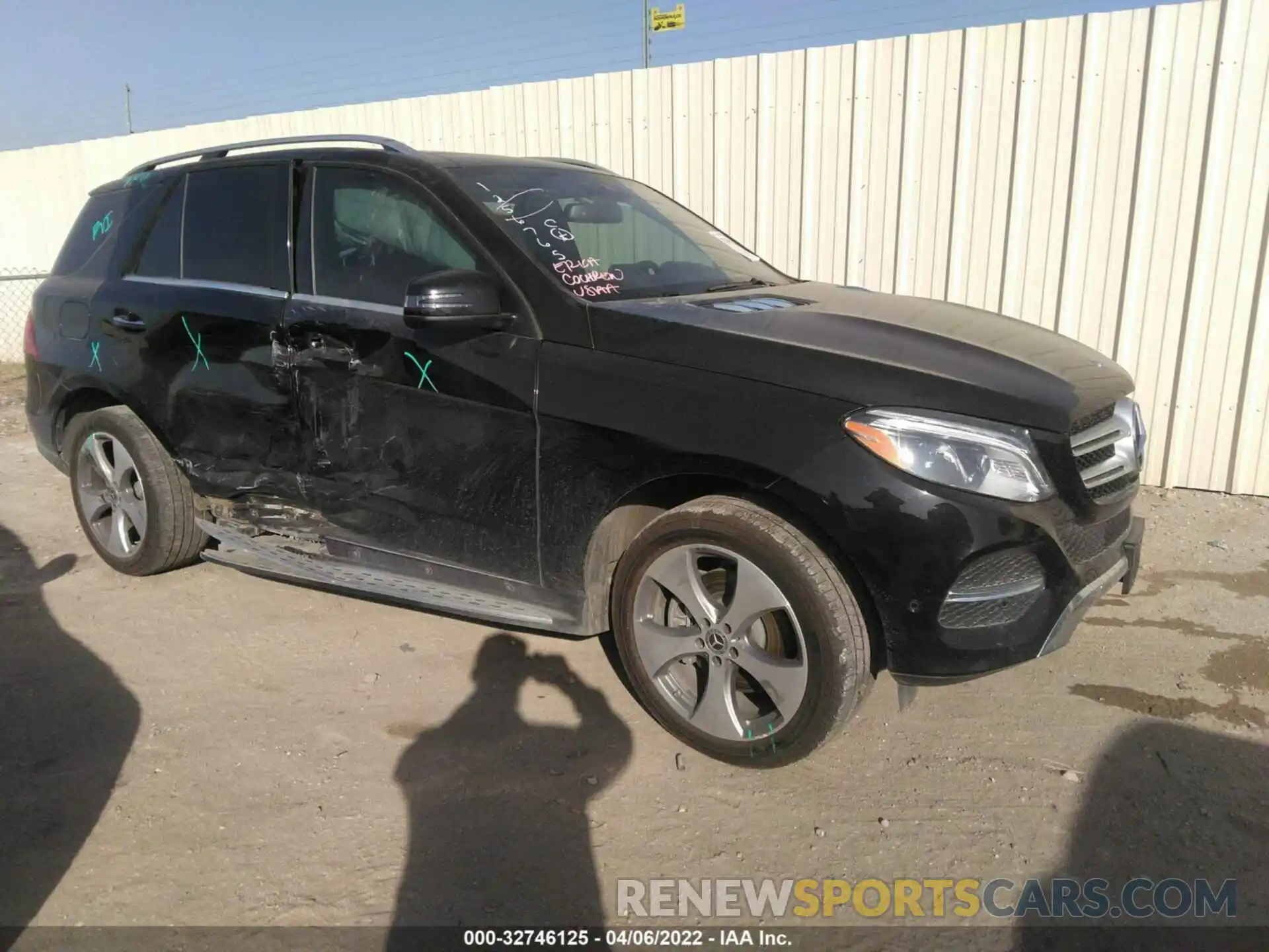 1 Photograph of a damaged car 4JGDA5GBXKB209431 MERCEDES-BENZ GLE 2019