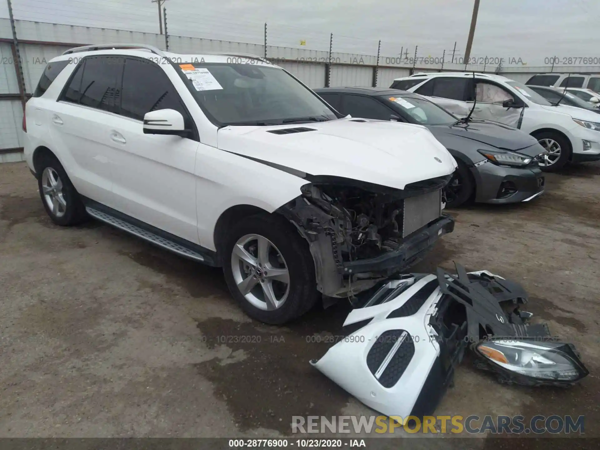 1 Photograph of a damaged car 4JGDA5GBXKB210420 MERCEDES-BENZ GLE 2019