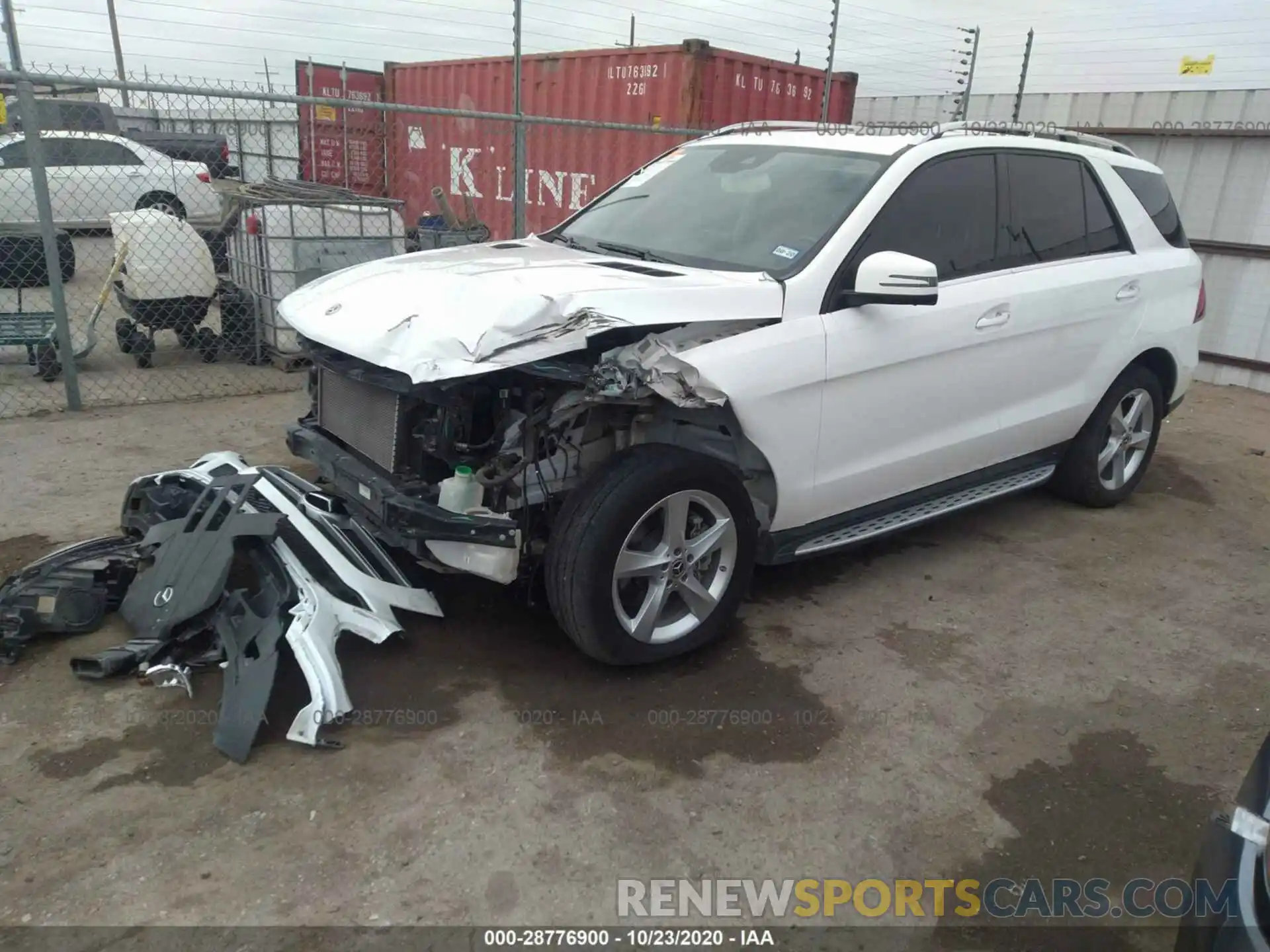 2 Photograph of a damaged car 4JGDA5GBXKB210420 MERCEDES-BENZ GLE 2019