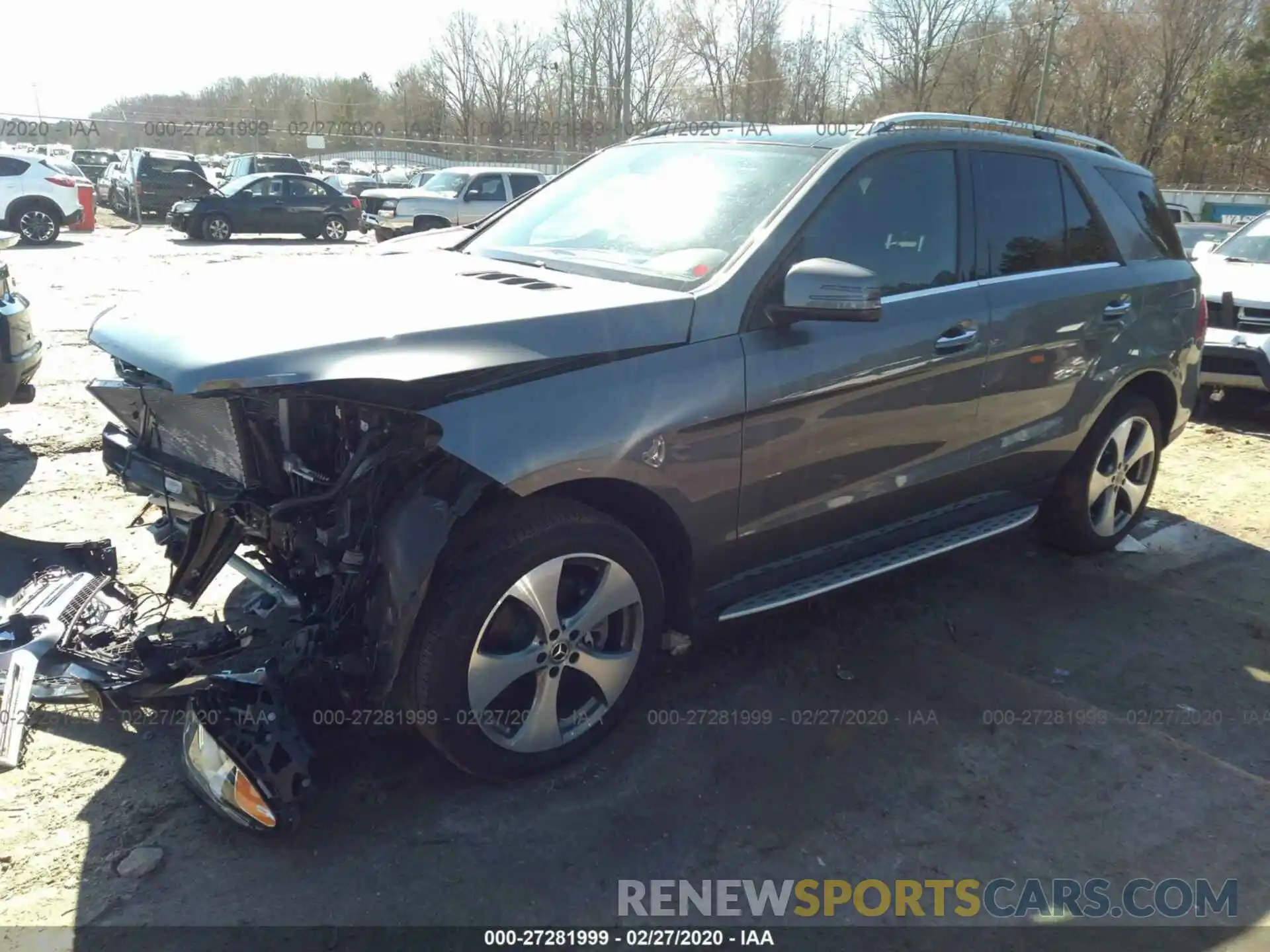 2 Photograph of a damaged car 4JGDA5GBXKB210577 MERCEDES-BENZ GLE 2019