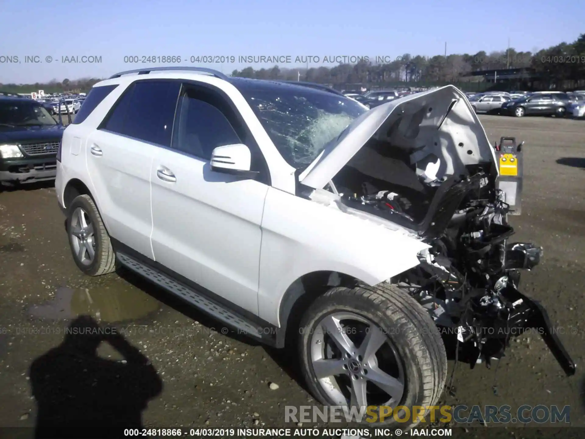 1 Photograph of a damaged car 4JGDA5GBXKB214855 MERCEDES-BENZ GLE 2019