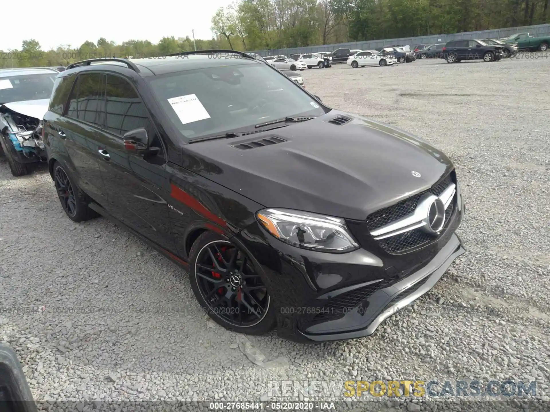 1 Photograph of a damaged car 4JGDA7FB2KB196686 MERCEDES-BENZ GLE 2019