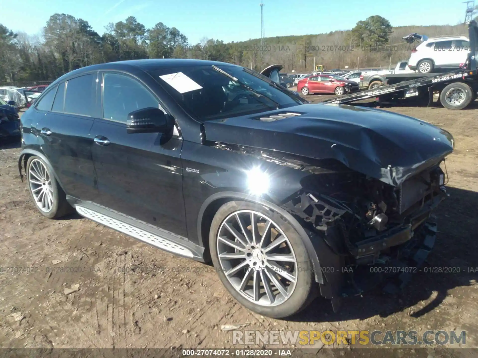 1 Photograph of a damaged car 4JGED6EB0KA151484 MERCEDES-BENZ GLE 2019