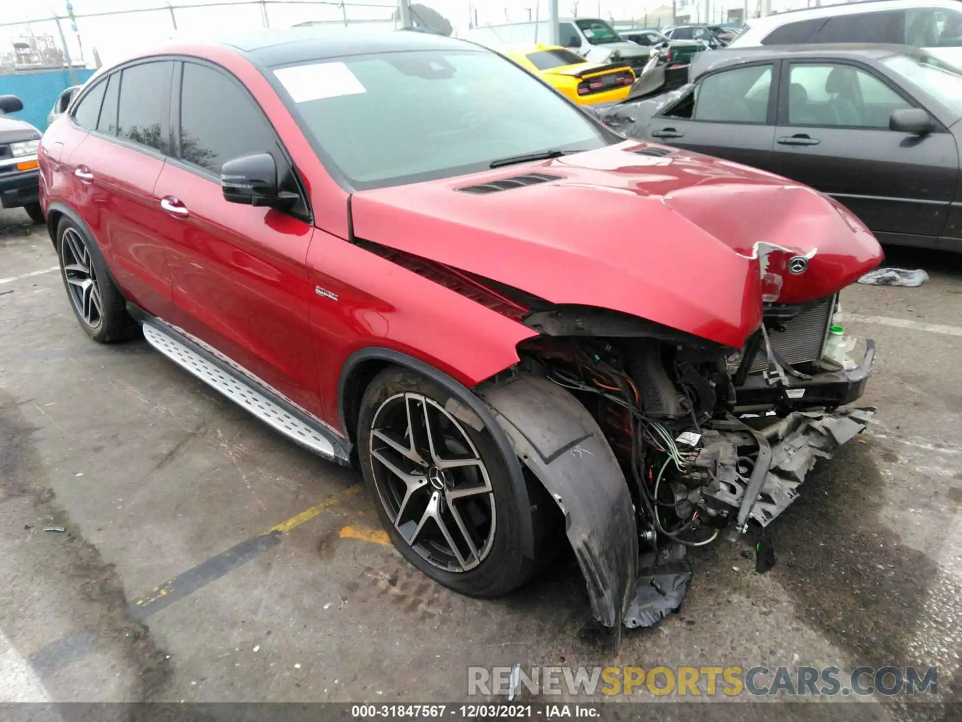 1 Photograph of a damaged car 4JGED6EB0KA152456 MERCEDES-BENZ GLE 2019