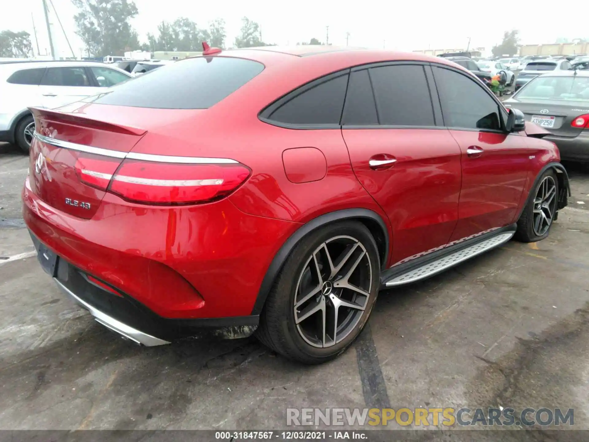 4 Photograph of a damaged car 4JGED6EB0KA152456 MERCEDES-BENZ GLE 2019