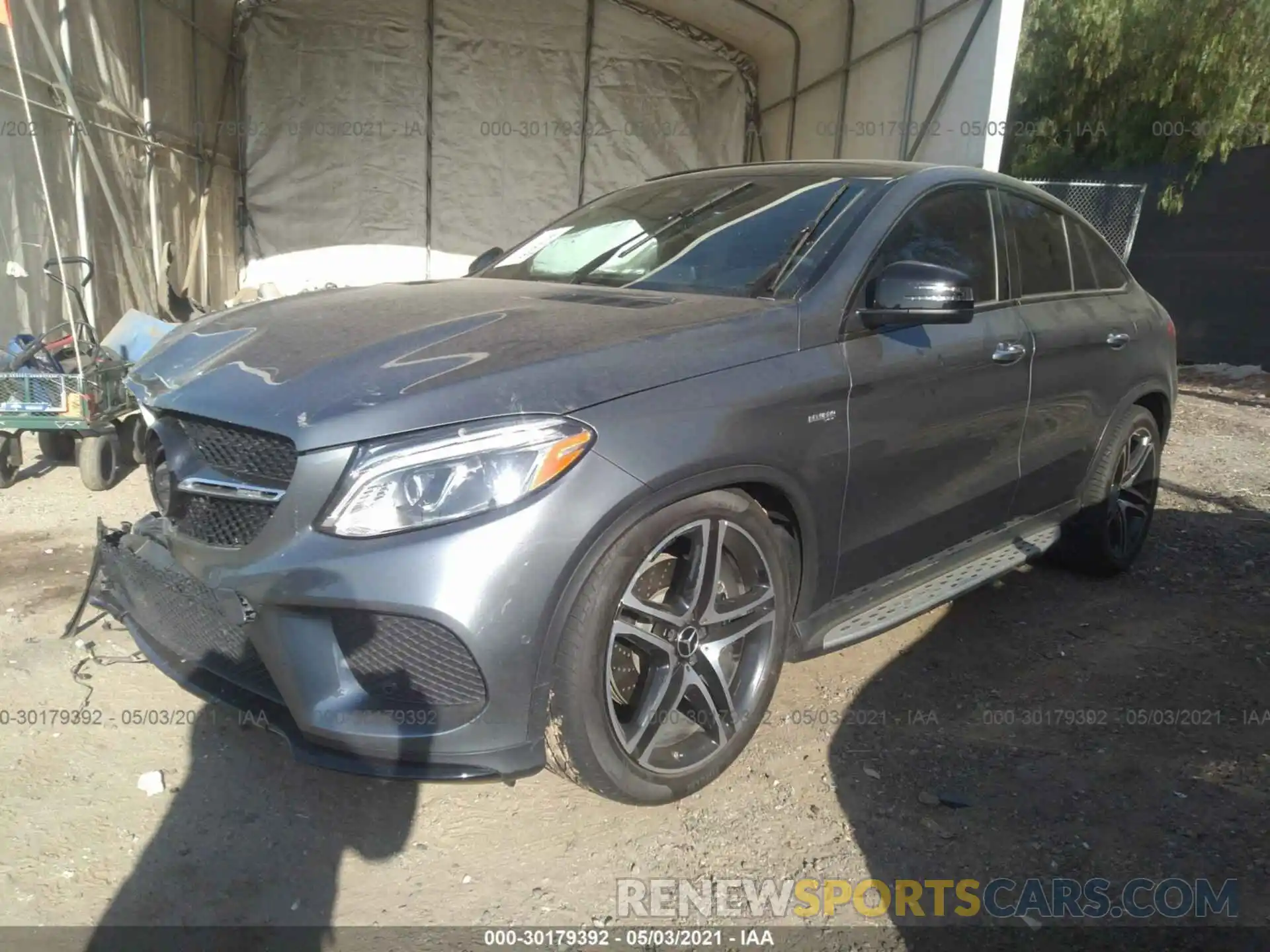 2 Photograph of a damaged car 4JGED6EB0KA153638 MERCEDES-BENZ GLE 2019