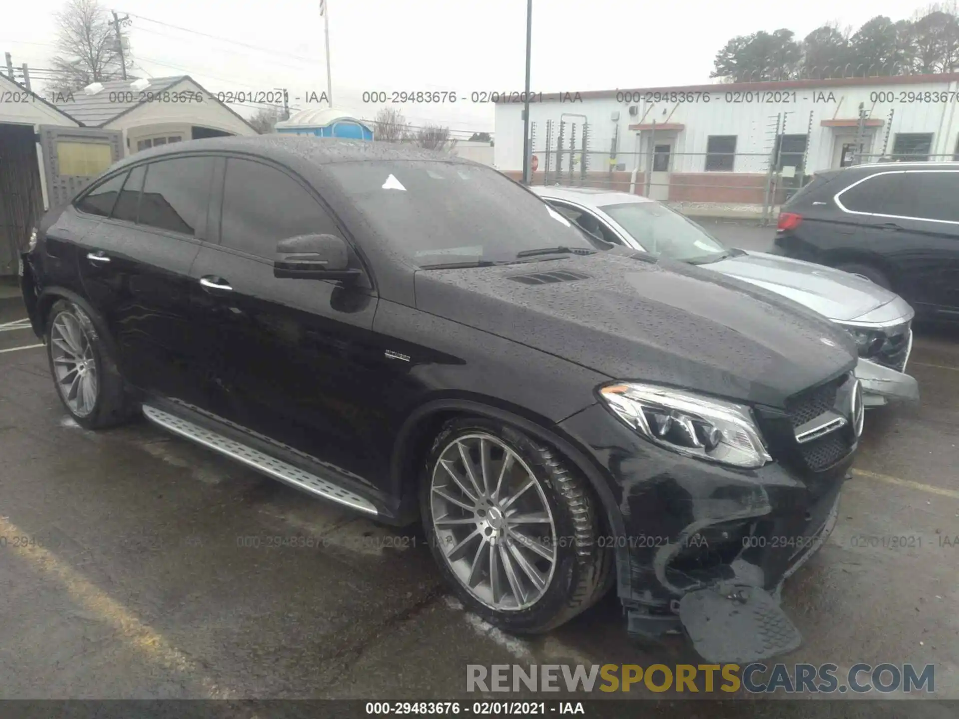 1 Photograph of a damaged car 4JGED6EB1KA128439 MERCEDES-BENZ GLE 2019